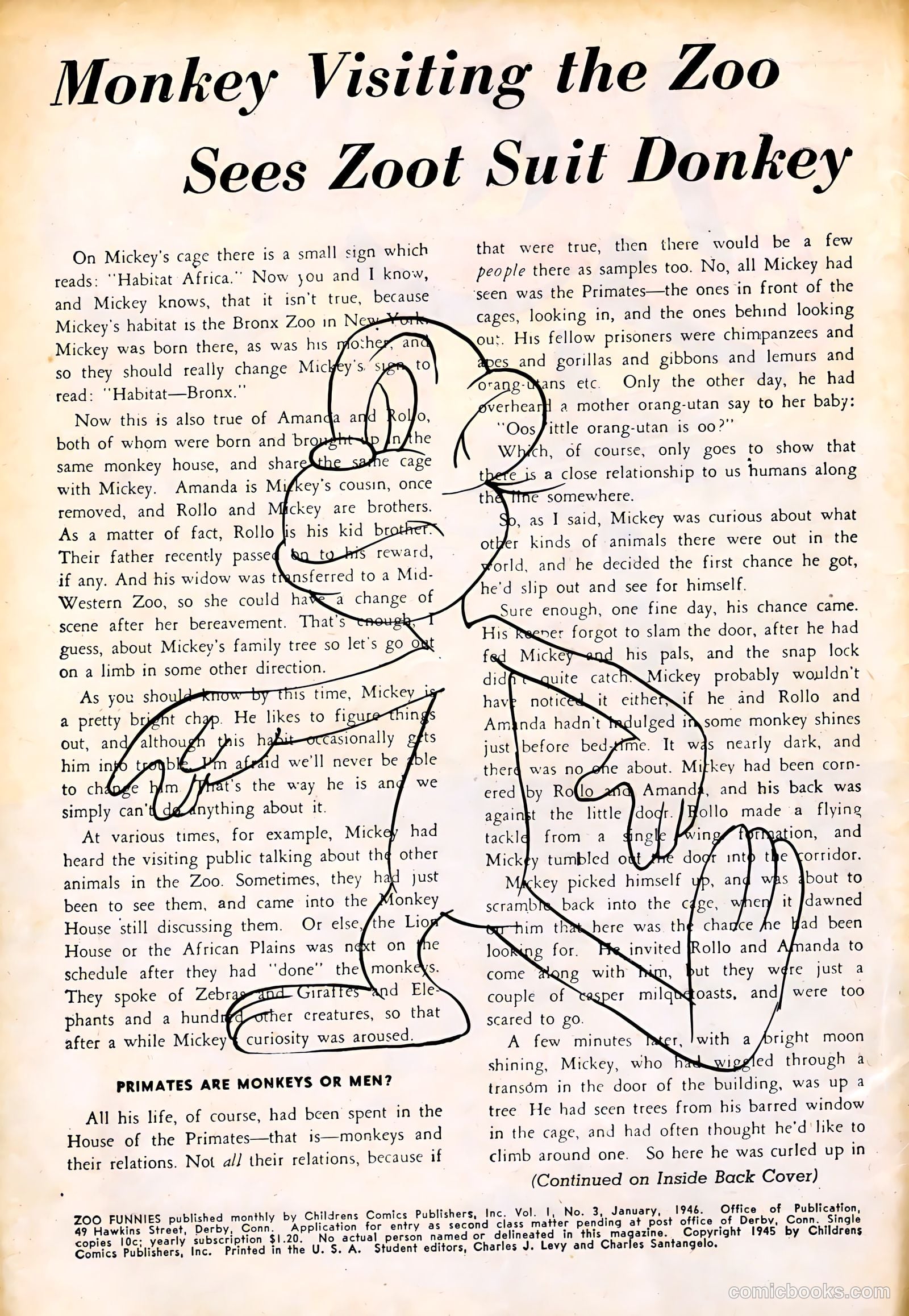 Zoo Funnies v1 #3 — page 2 of 52