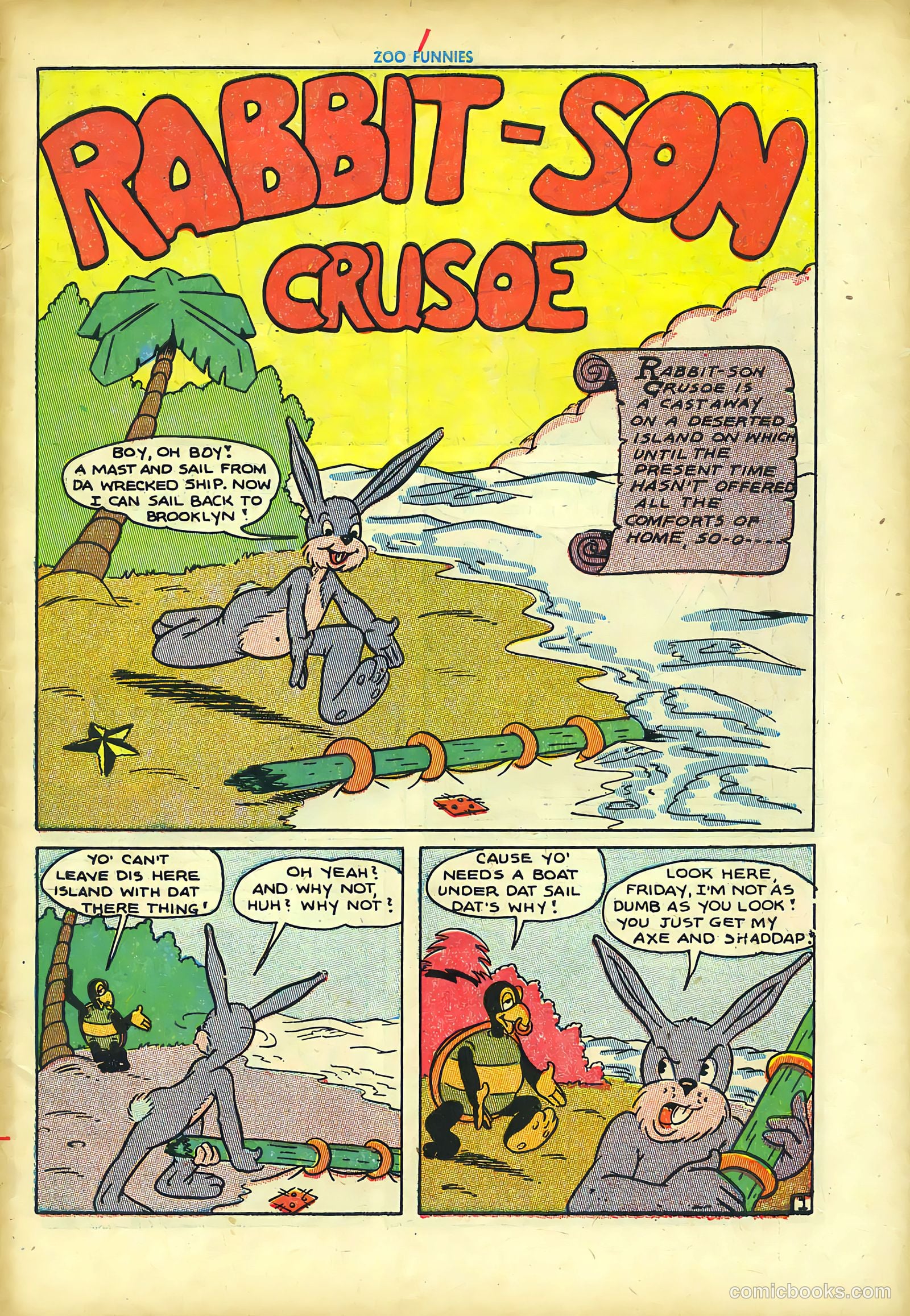 Zoo Funnies v1 #3 — page 3 of 52