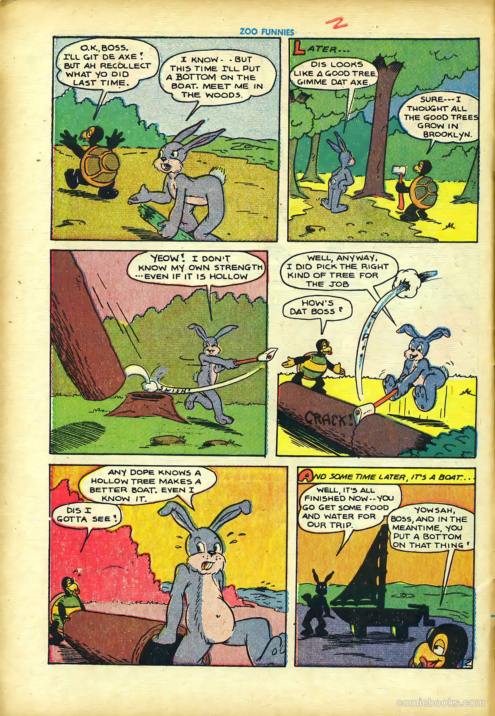 Zoo Funnies v1 #3 — page 4 of 52