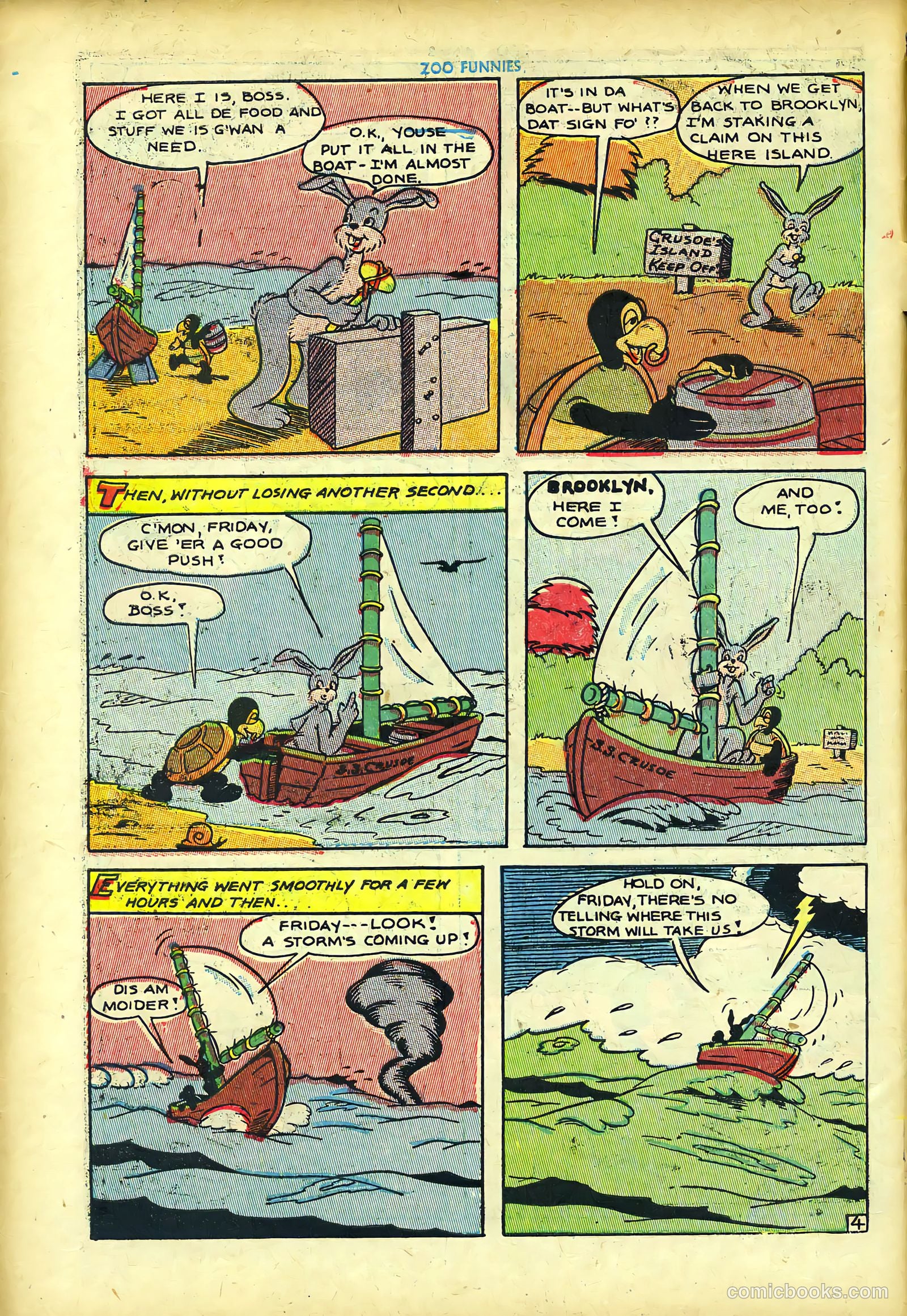 Zoo Funnies v1 #3 — page 6 of 52