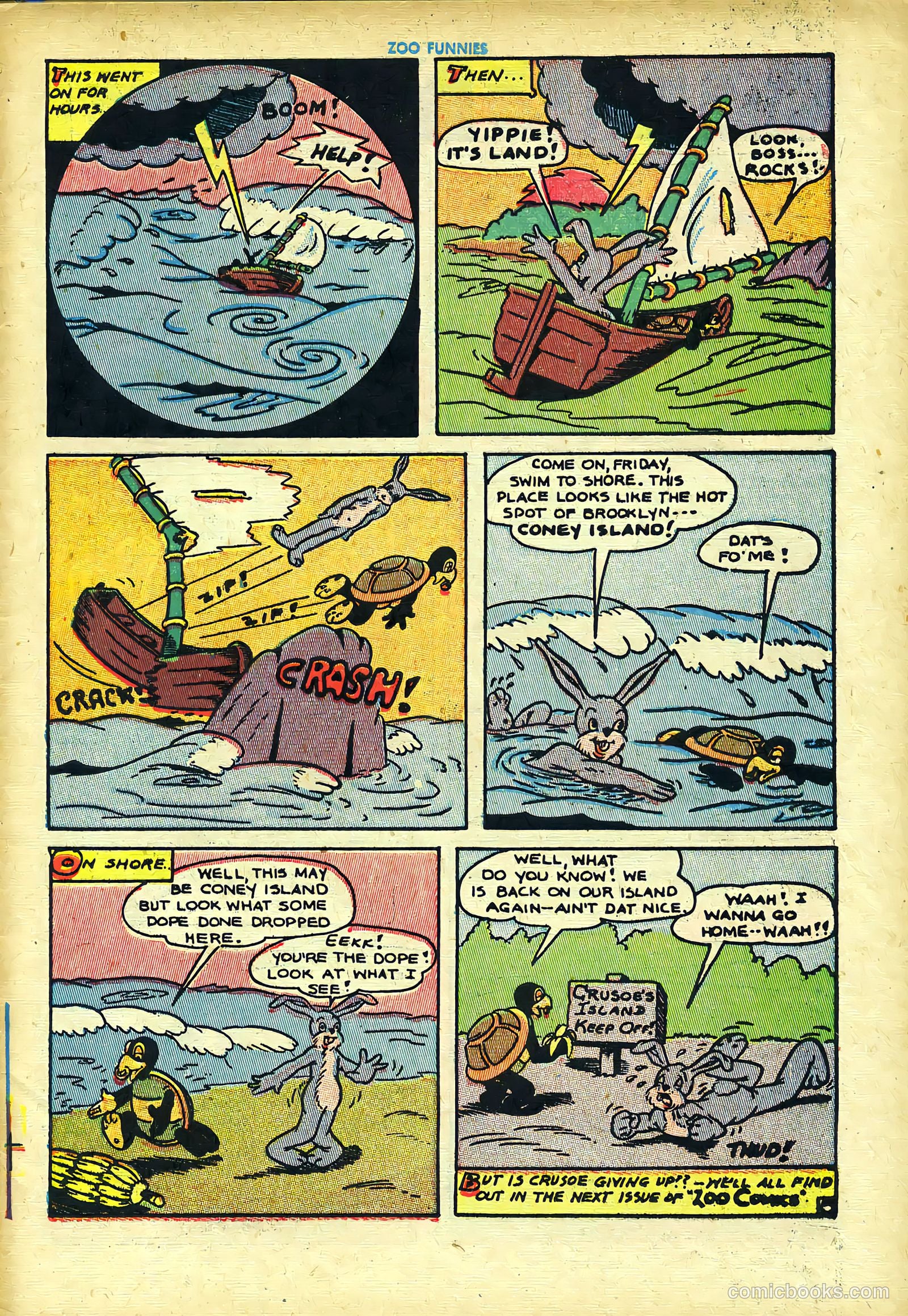 Zoo Funnies v1 #3 — page 7 of 52