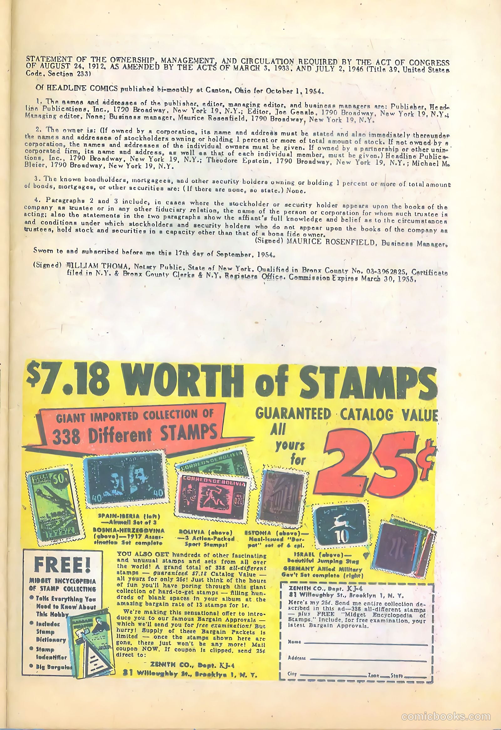 Headline Comics #71 (1949) — page 25 of 36