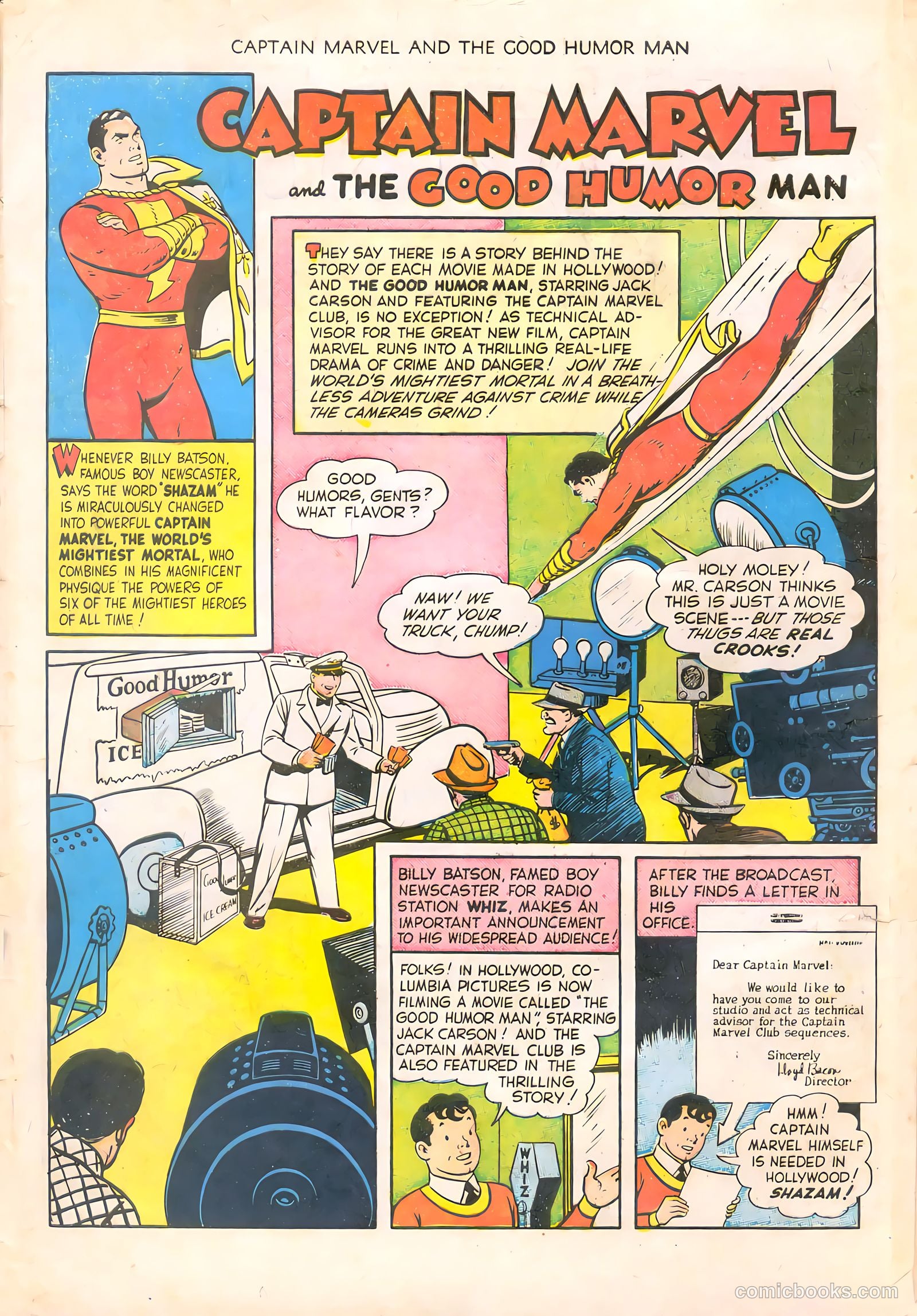 Captain Marvel and the Good Humor Man #1 (1950) — page 4 of 36