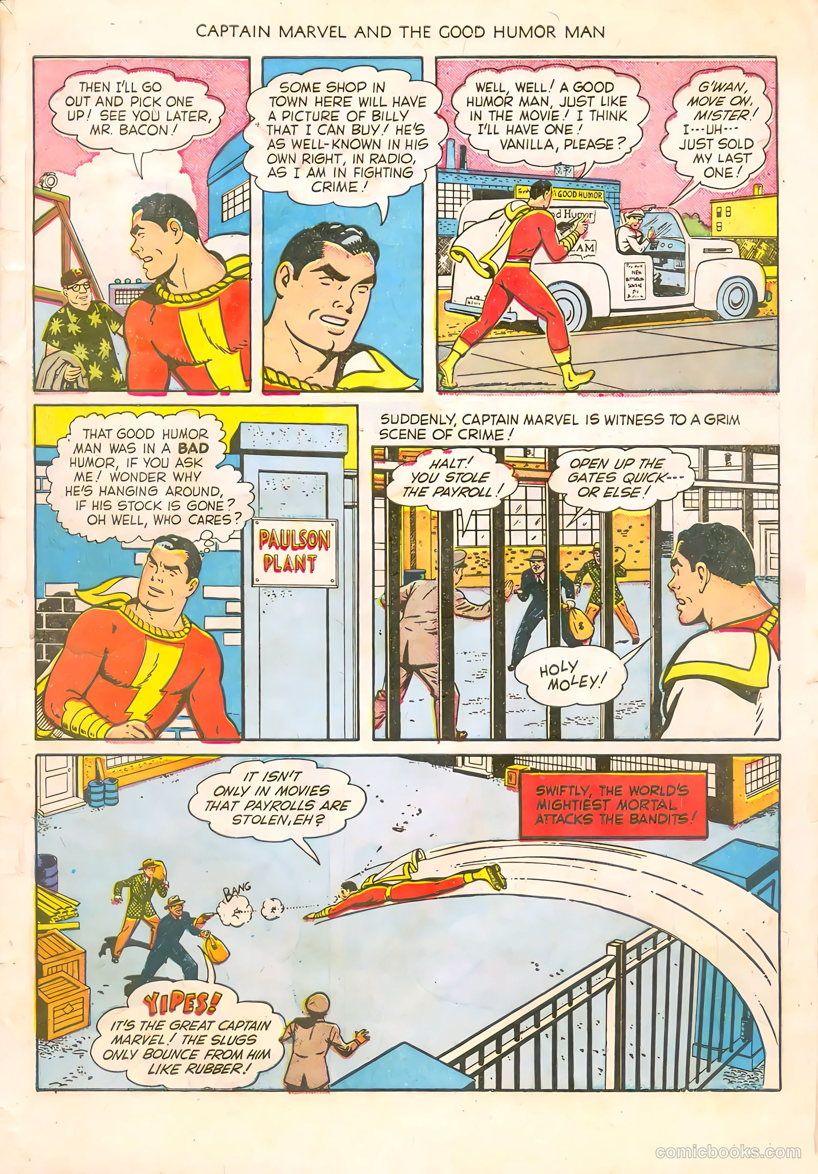 Captain Marvel and the Good Humor Man #1 (1950) — page 7 of 36