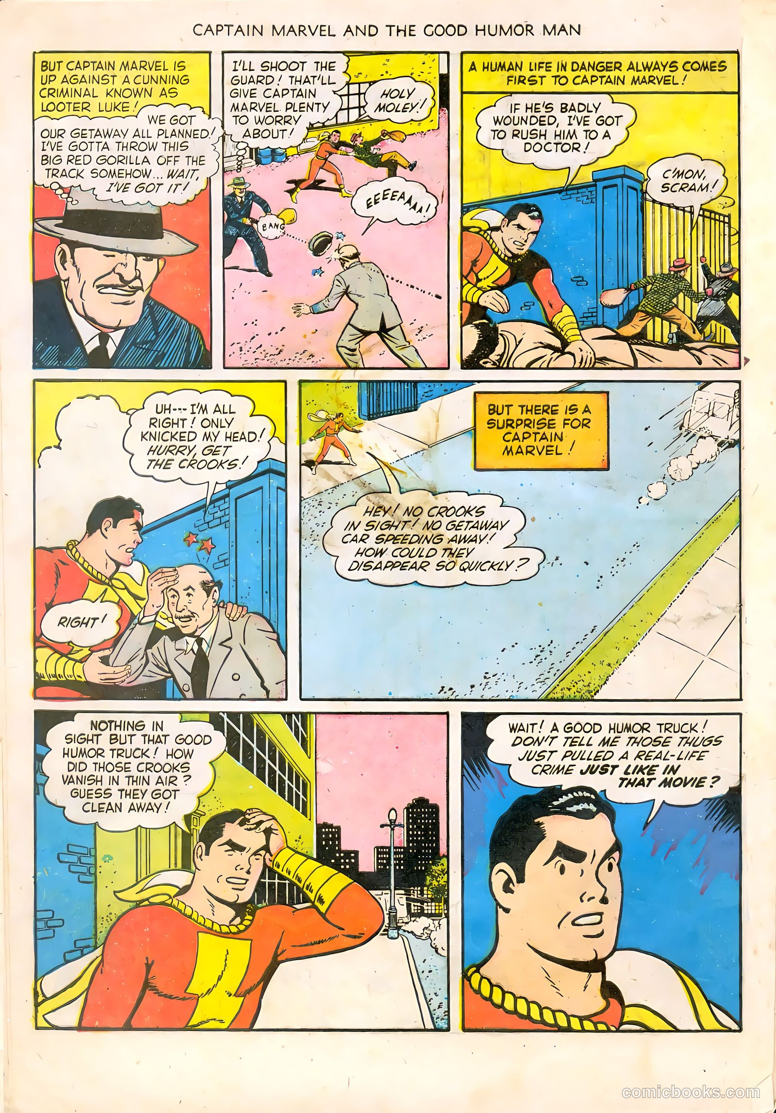 Captain Marvel and the Good Humor Man #1 (1950) — page 8 of 36