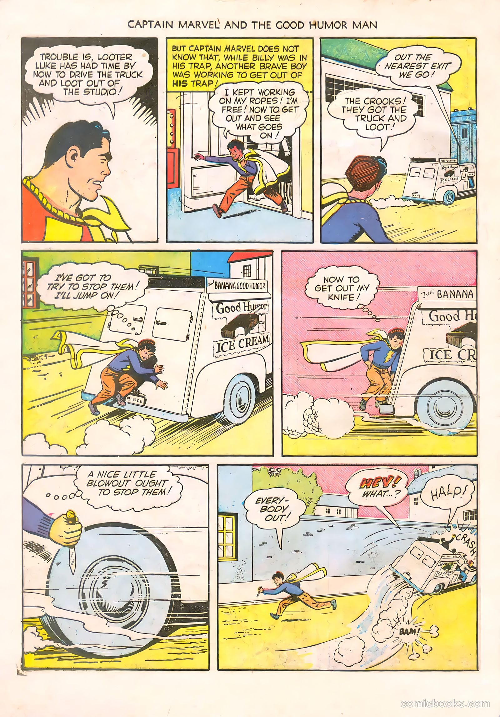 Captain Marvel and the Good Humor Man #1 (1950) — page 28 of 36