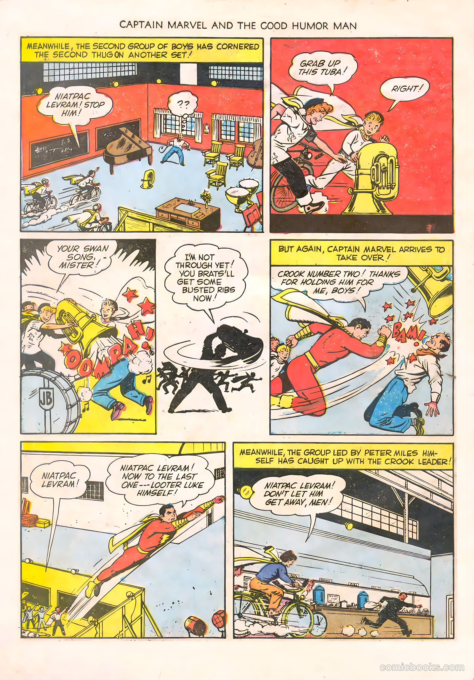 Captain Marvel and the Good Humor Man #1 (1950) — page 32 of 36