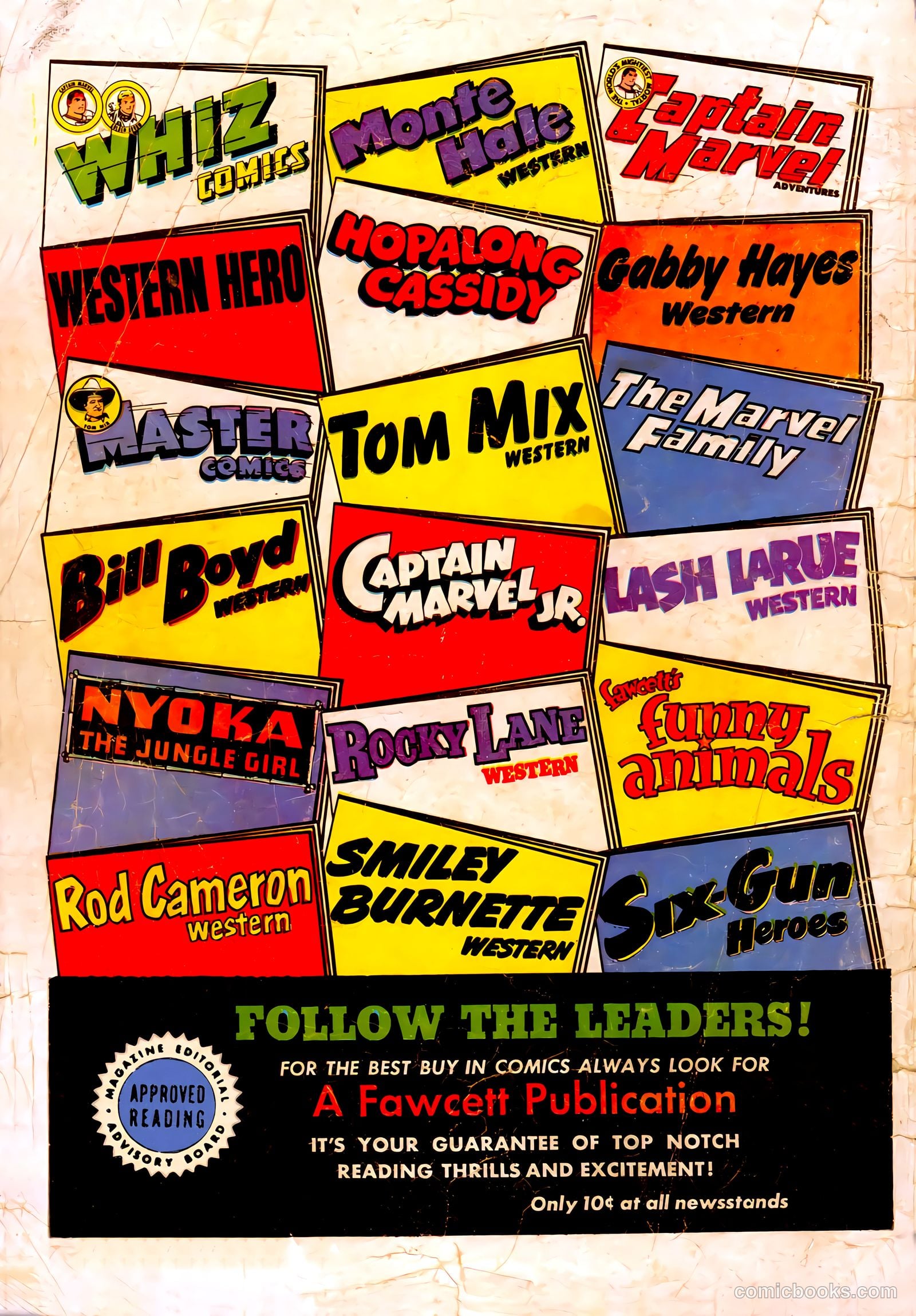 Captain Marvel and the Good Humor Man #1 (1950) — page 36 of 36