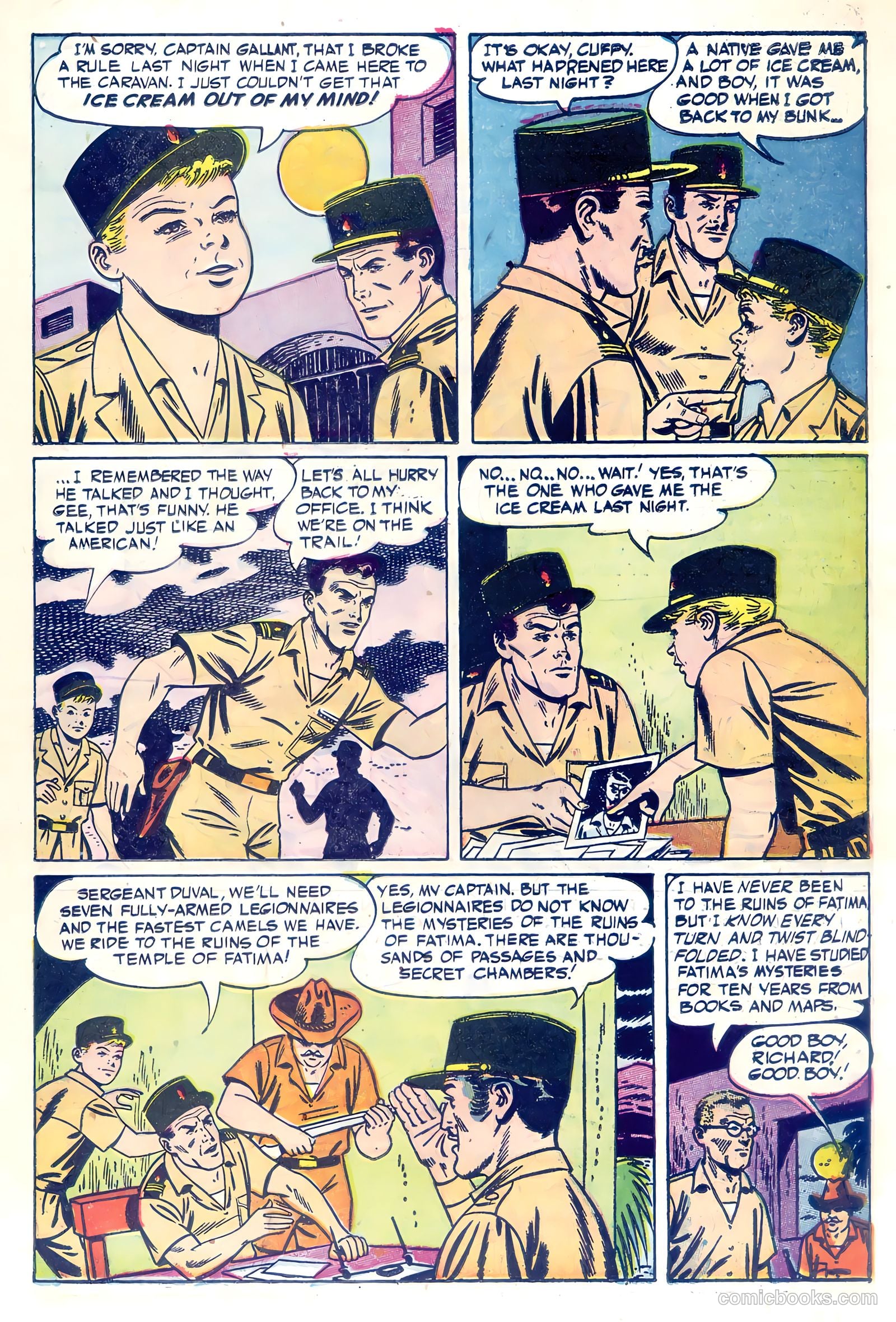Captain Gallant #1 (1956) — page 19 of 36