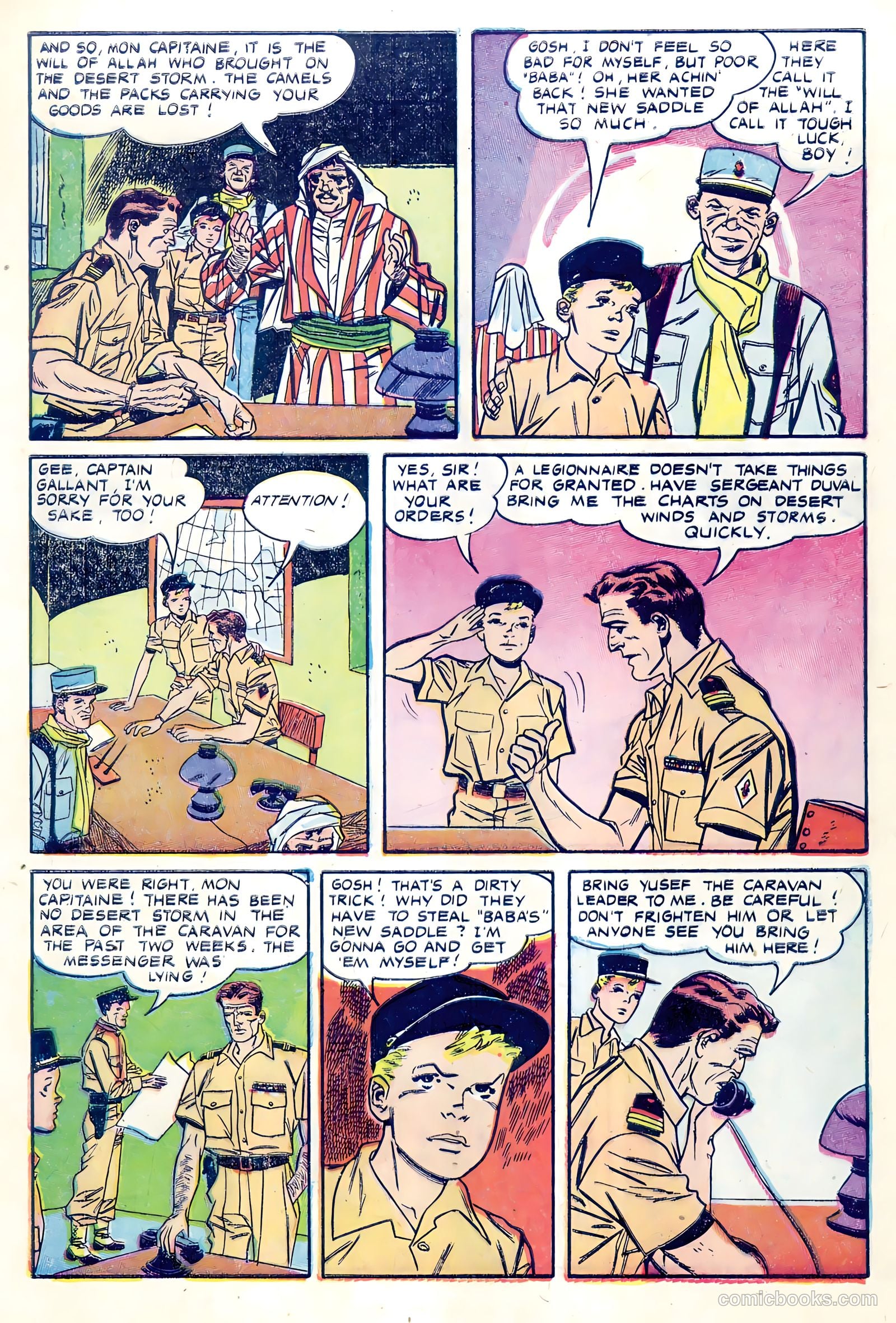 Captain Gallant #1 (1956) — page 28 of 36