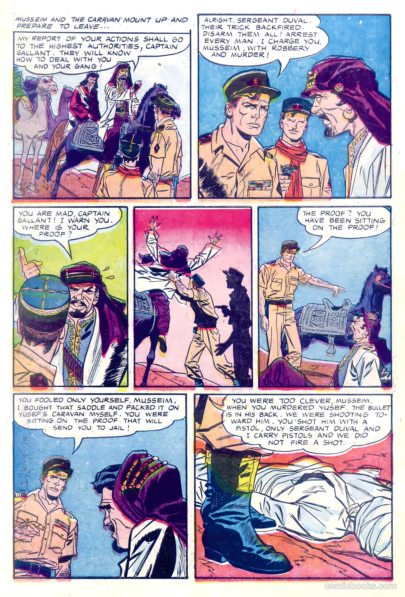 Captain Gallant #1 (1956) — page 32 of 36