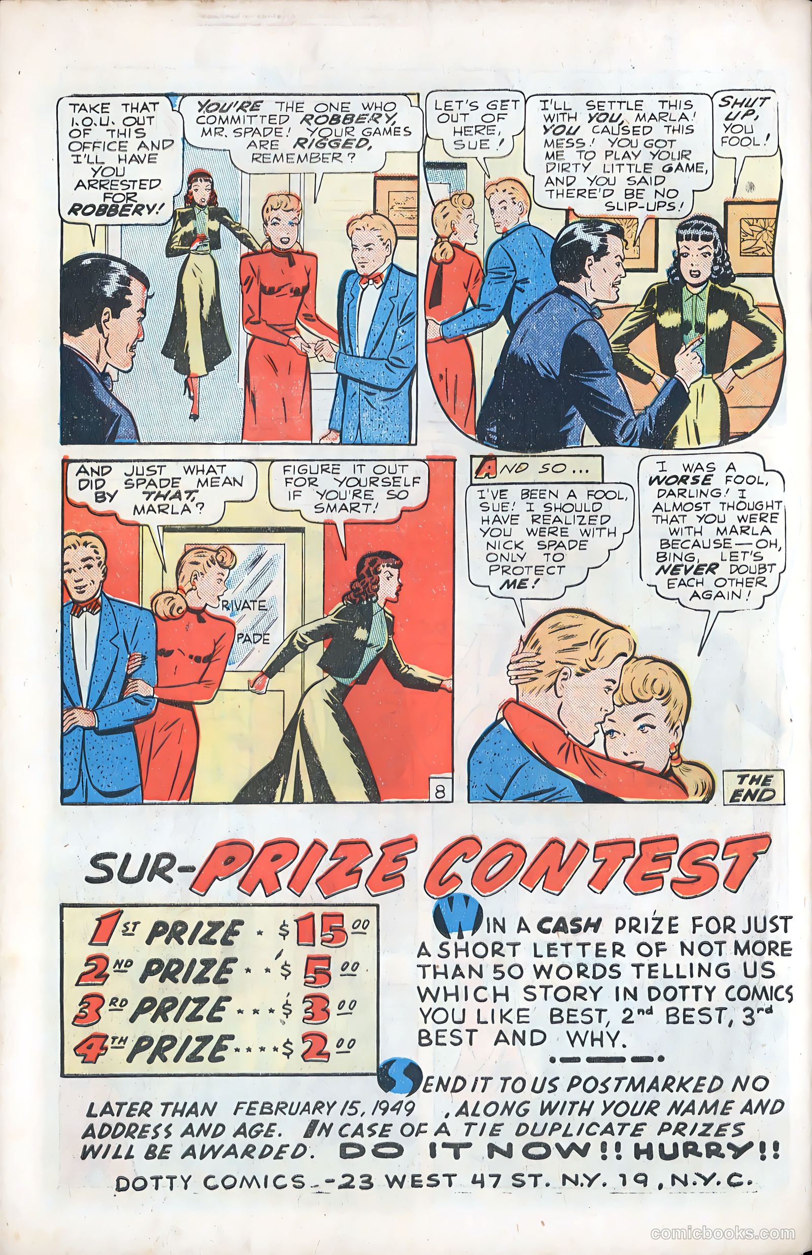 Dotty Comics #39 (1948) — page 34 of 36