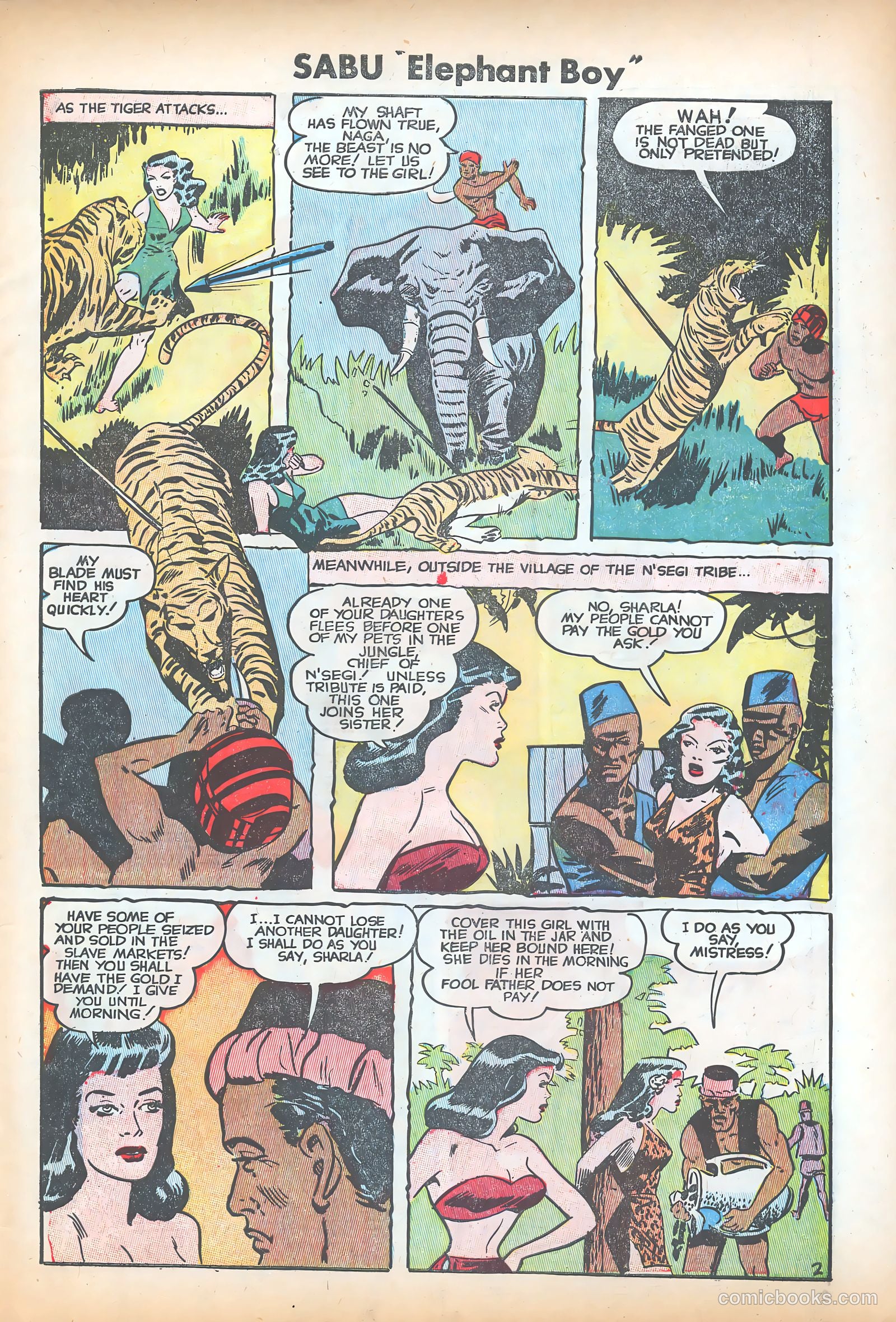 Sabu "Elephant Boy" #30 (1950) — page 3 of 36