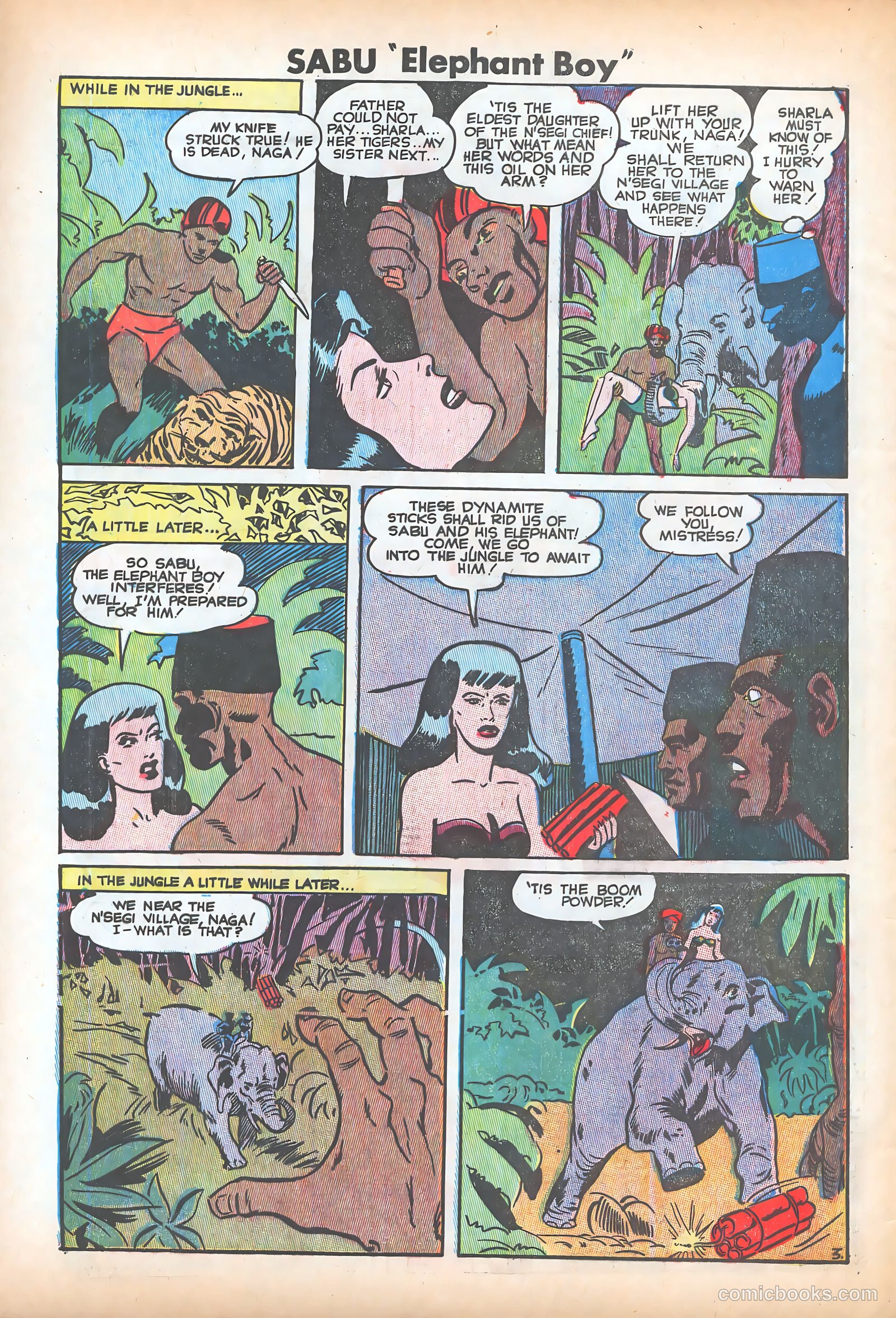 Sabu "Elephant Boy" #30 (1950) — page 4 of 36