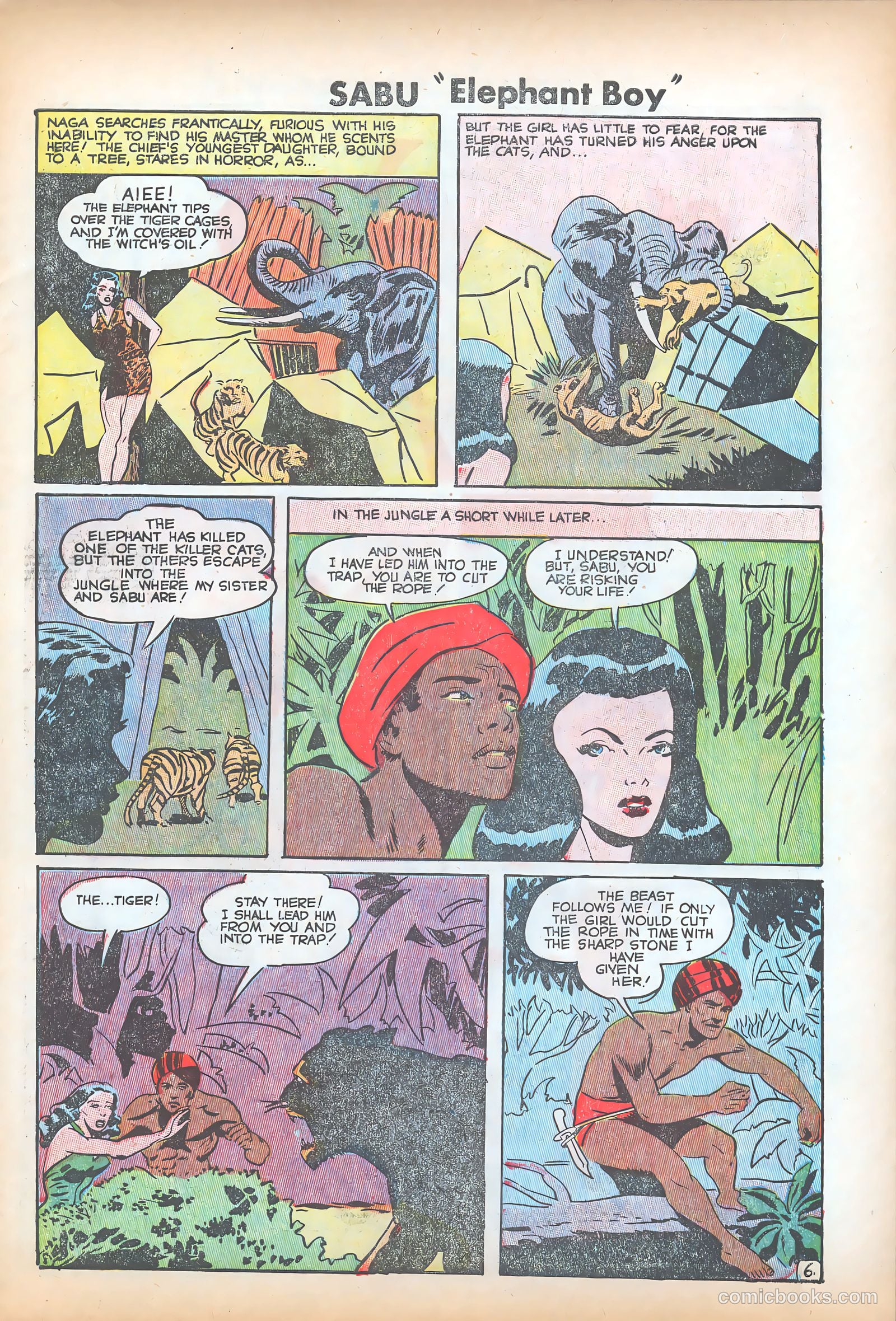 Sabu "Elephant Boy" #30 (1950) — page 7 of 36