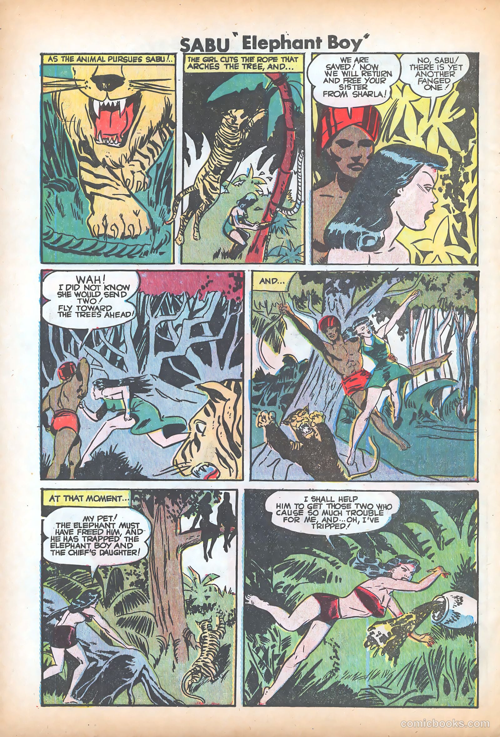 Sabu "Elephant Boy" #30 (1950) — page 8 of 36