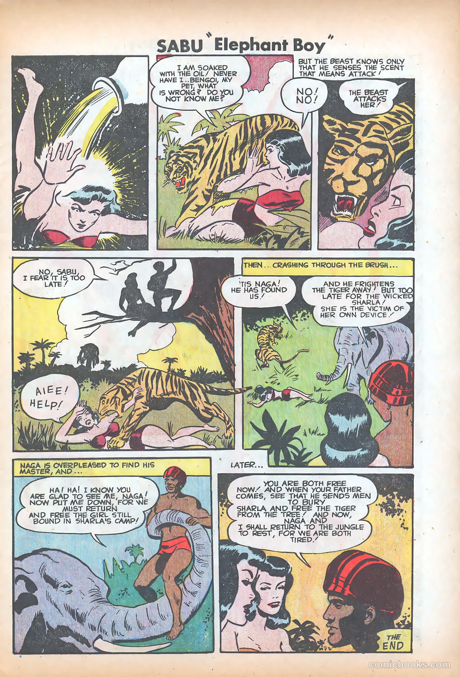 Sabu "Elephant Boy" #30 (1950) — page 9 of 36