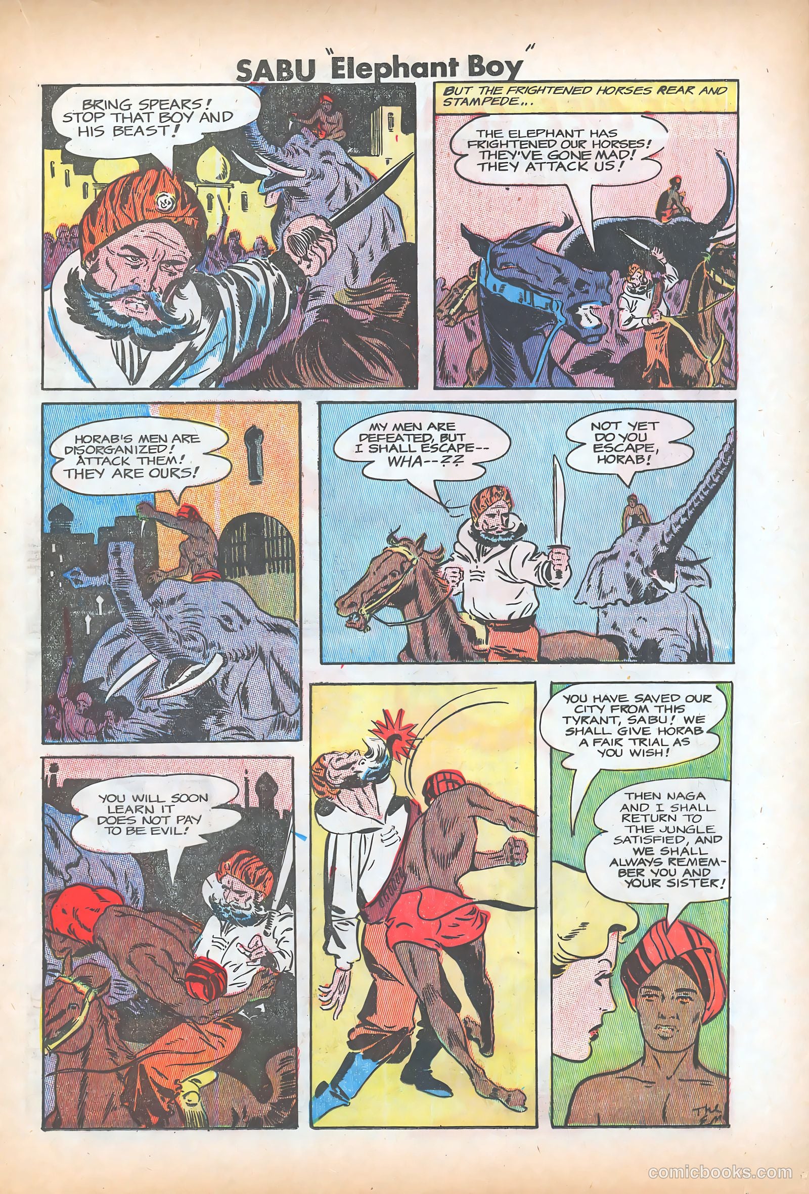 Sabu "Elephant Boy" #30 (1950) — page 17 of 36