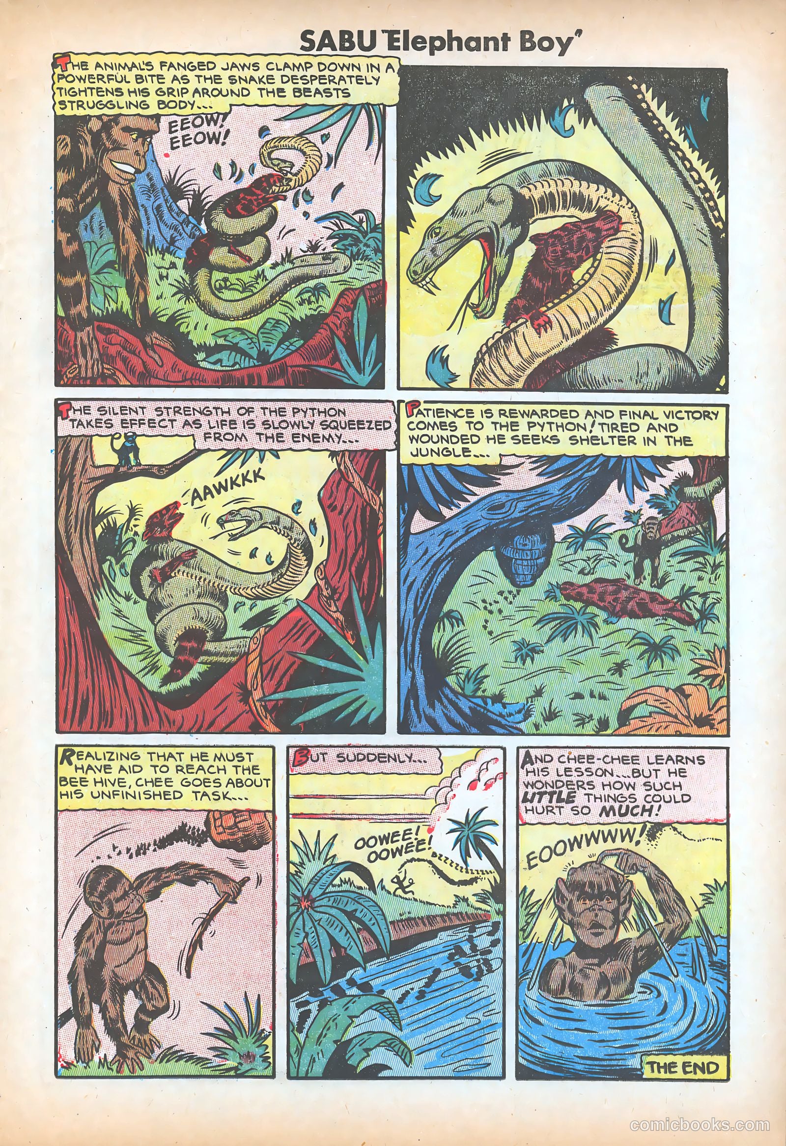 Sabu "Elephant Boy" #30 (1950) — page 21 of 36