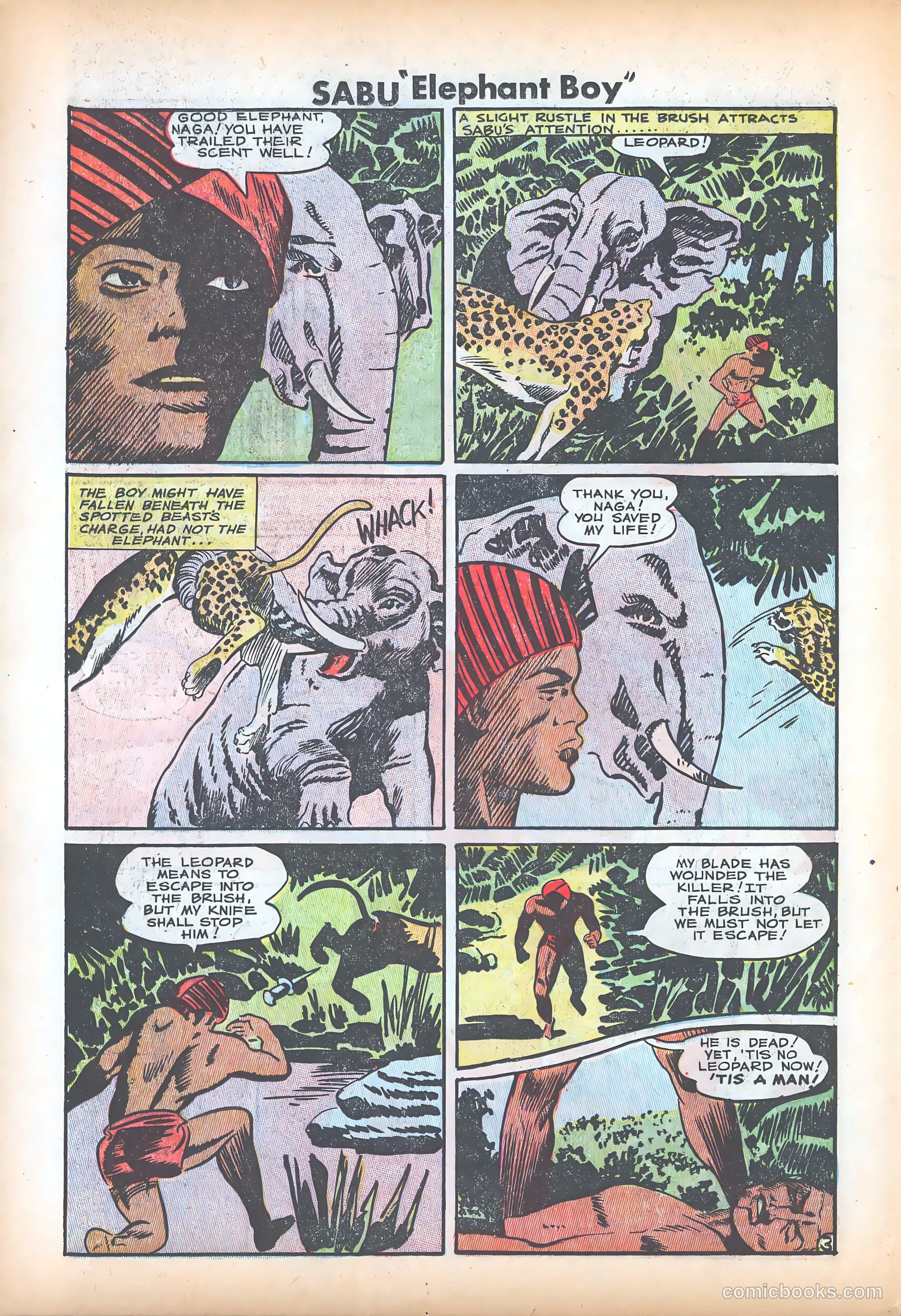 Sabu "Elephant Boy" #30 (1950) — page 26 of 36