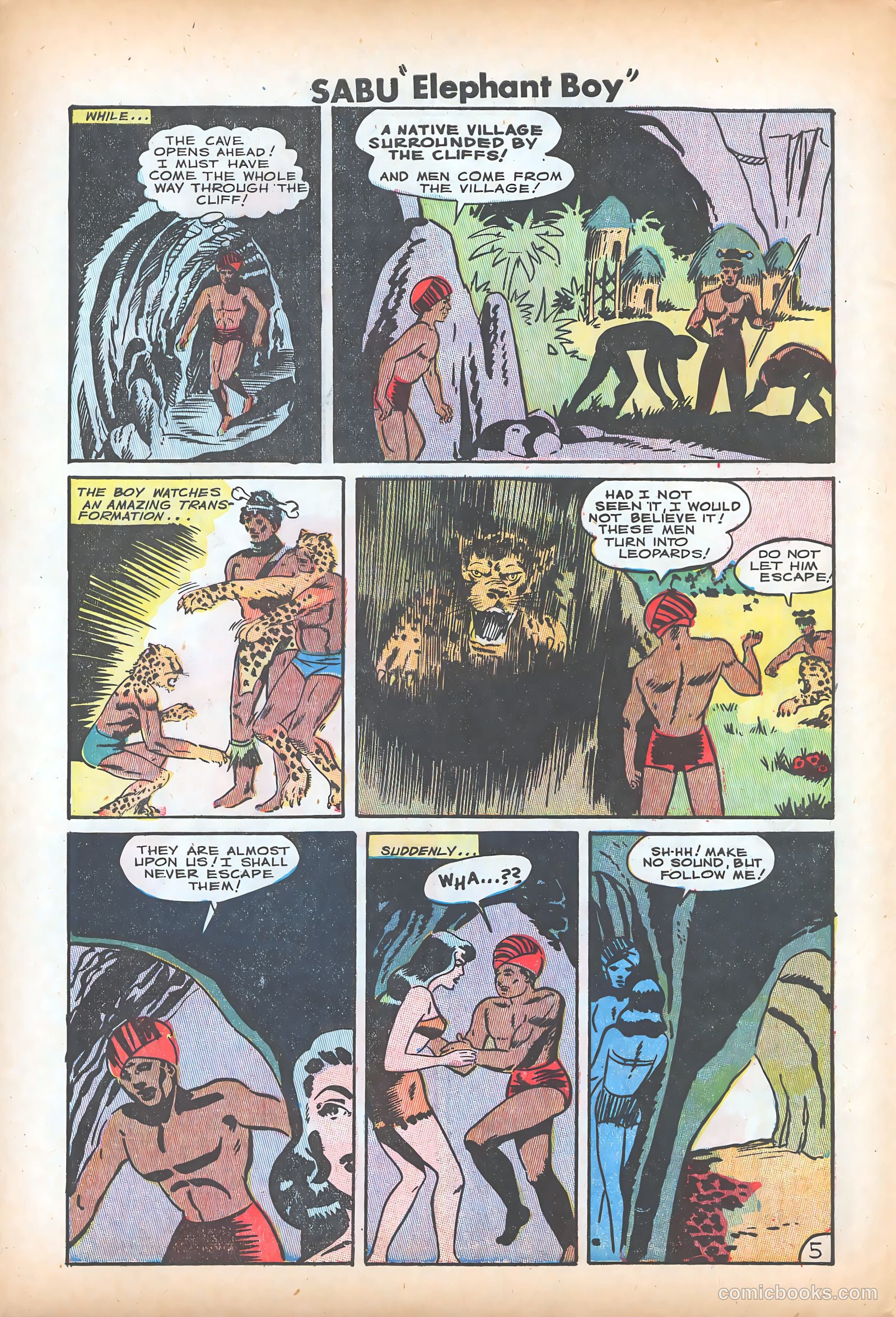 Sabu "Elephant Boy" #30 (1950) — page 28 of 36