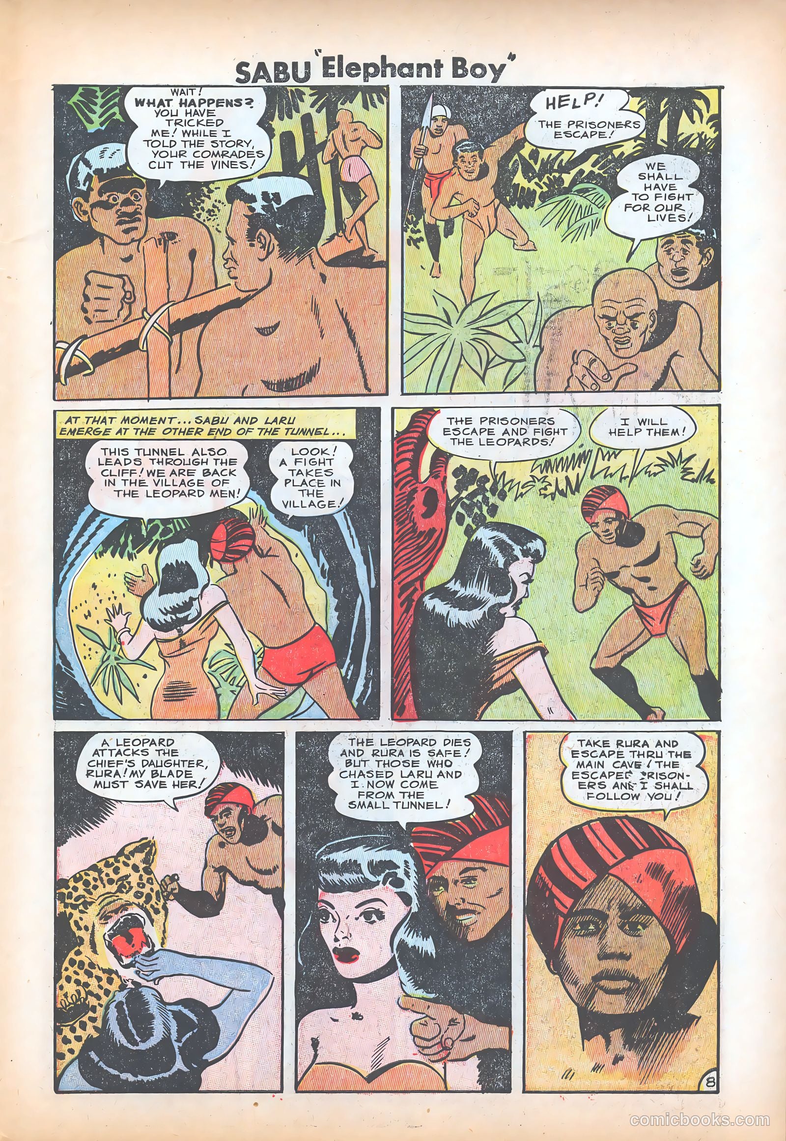 Sabu "Elephant Boy" #30 (1950) — page 31 of 36