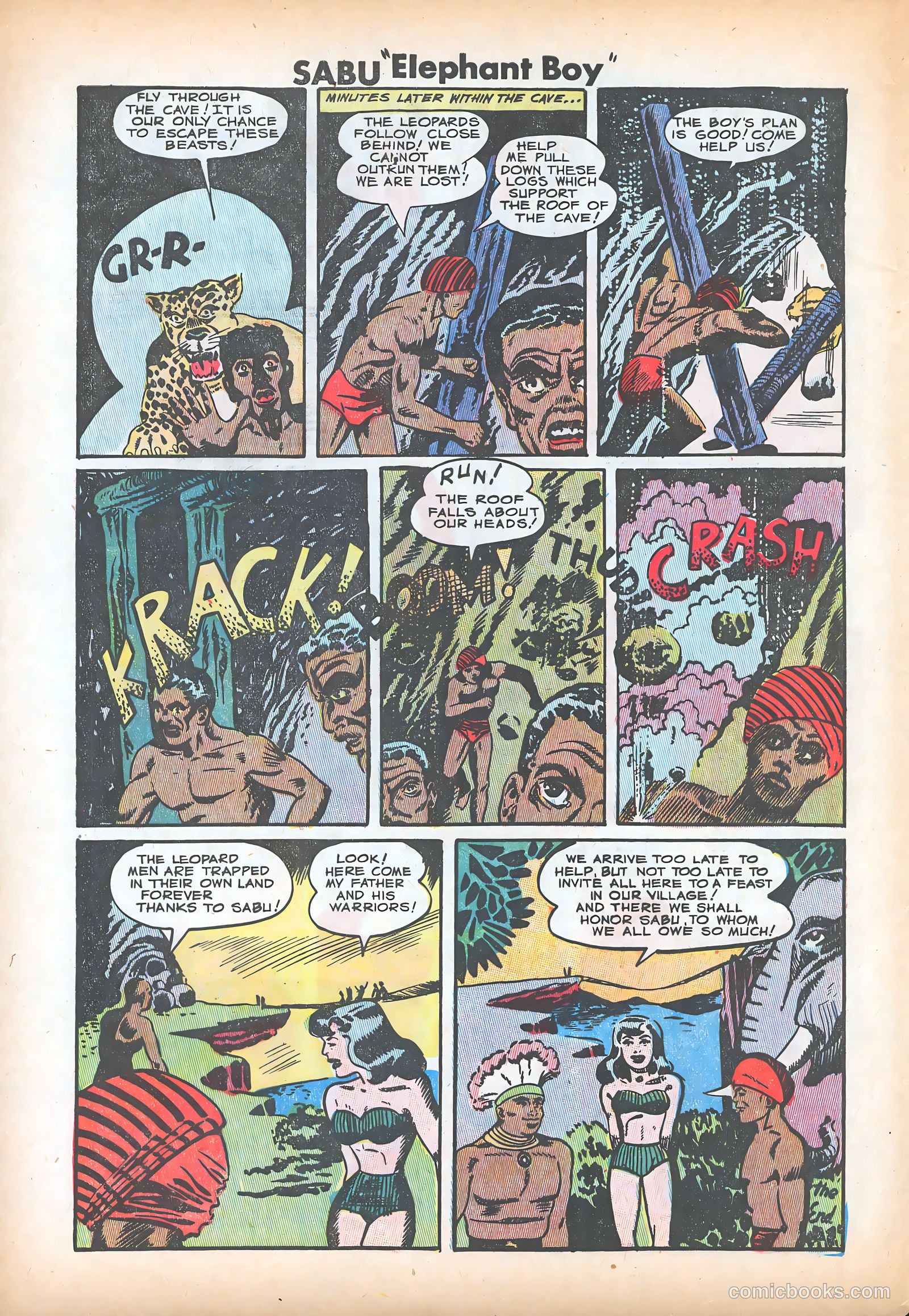 Sabu "Elephant Boy" #30 (1950) — page 32 of 36