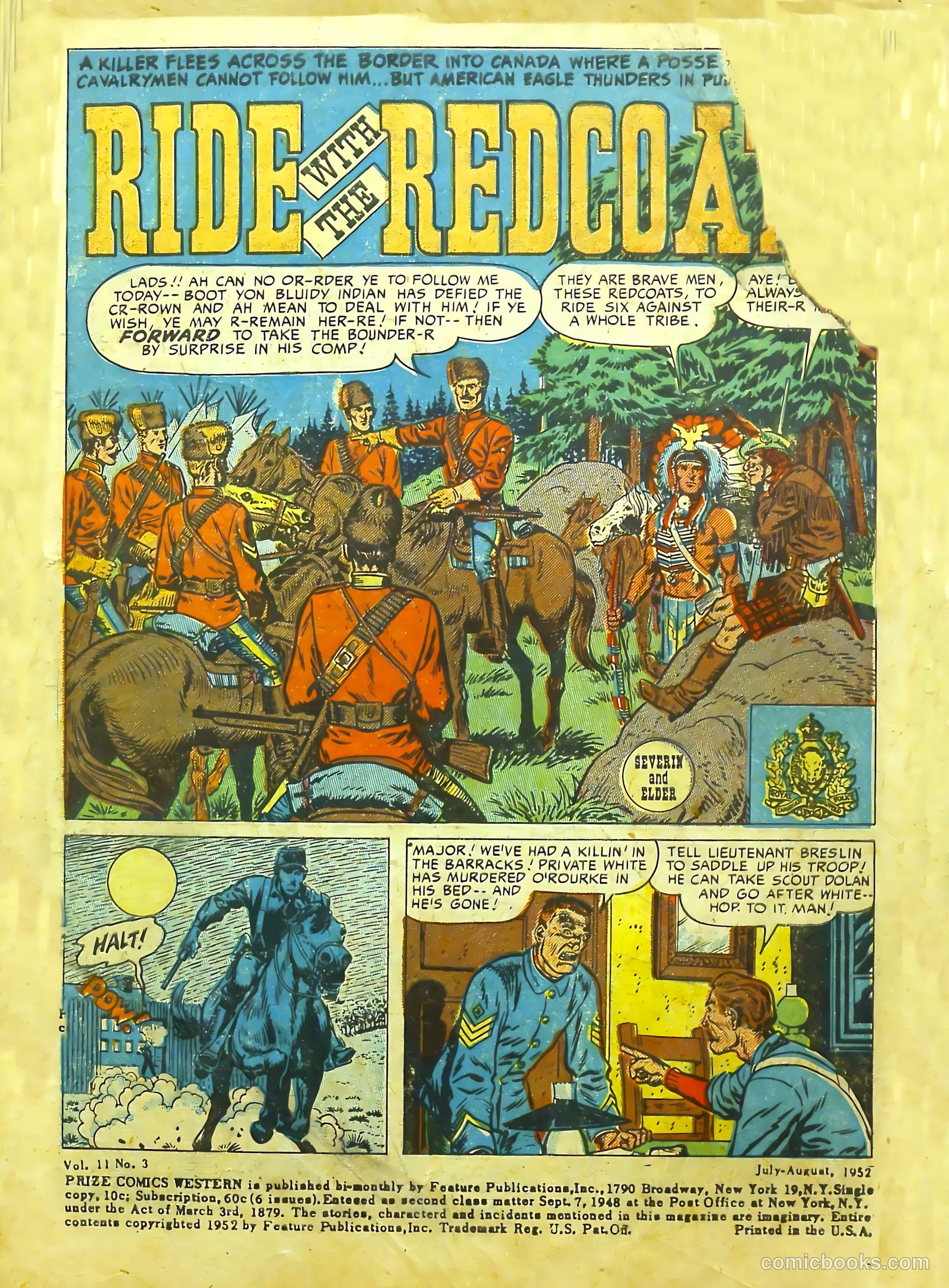 Prize Comics Western #94 (1950) — page 3 of 36