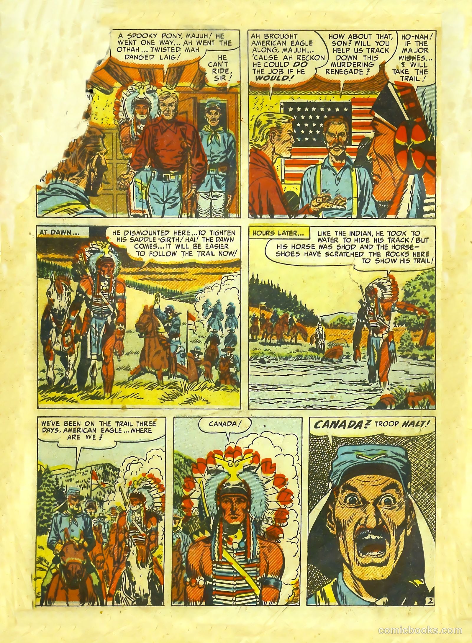Prize Comics Western #94 (1950) — page 4 of 36