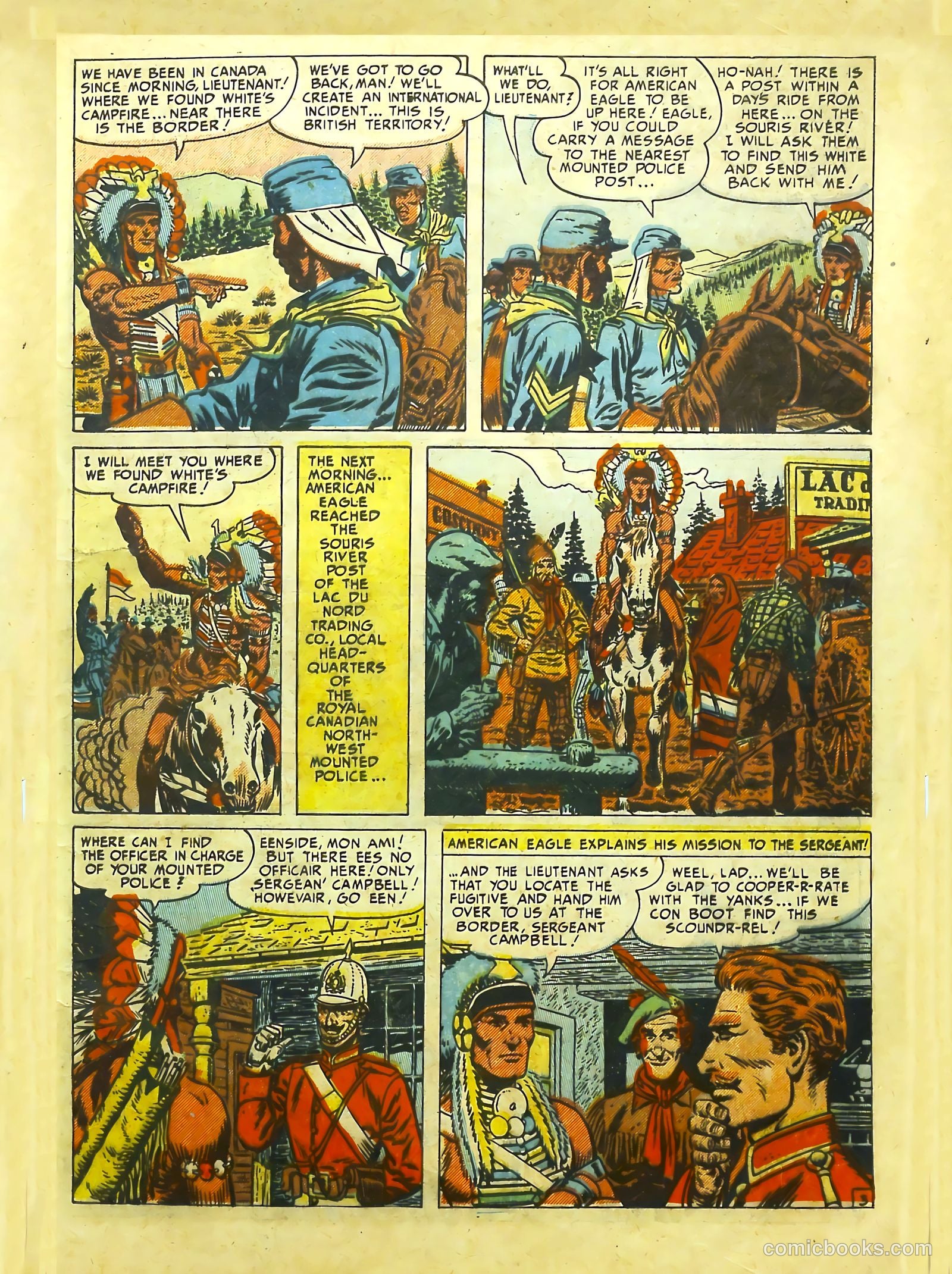 Prize Comics Western #94 (1950) — page 5 of 36