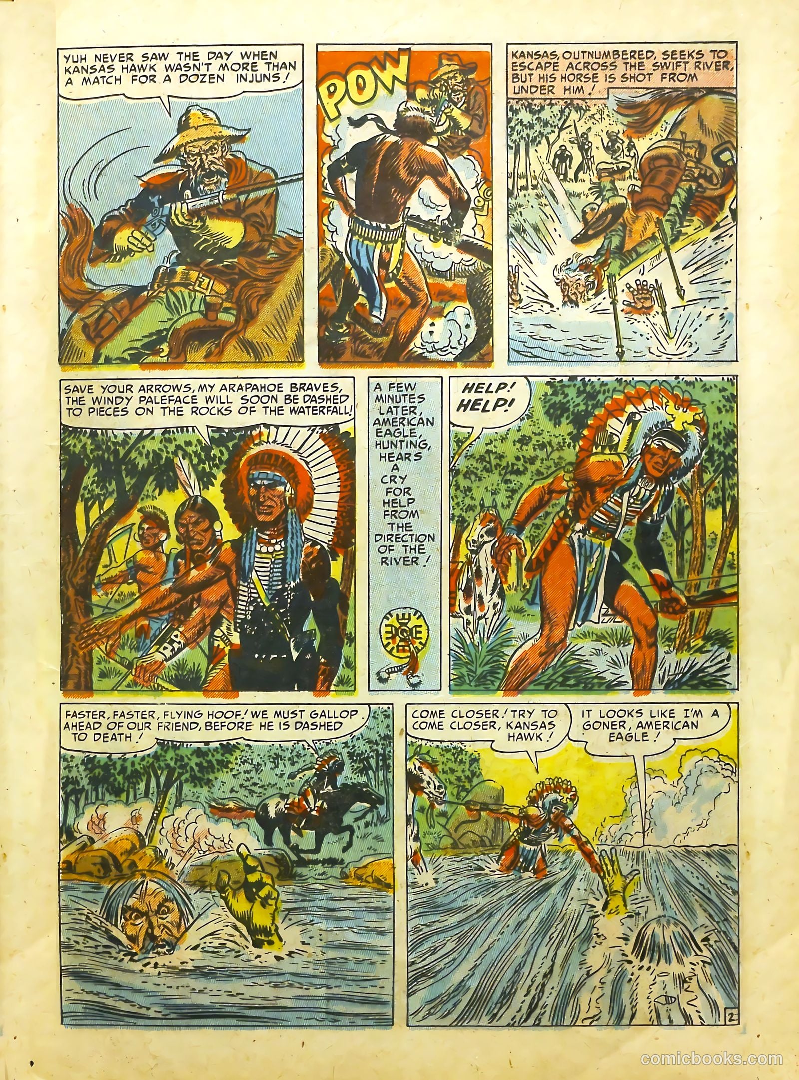 Prize Comics Western #94 (1950) — page 17 of 36