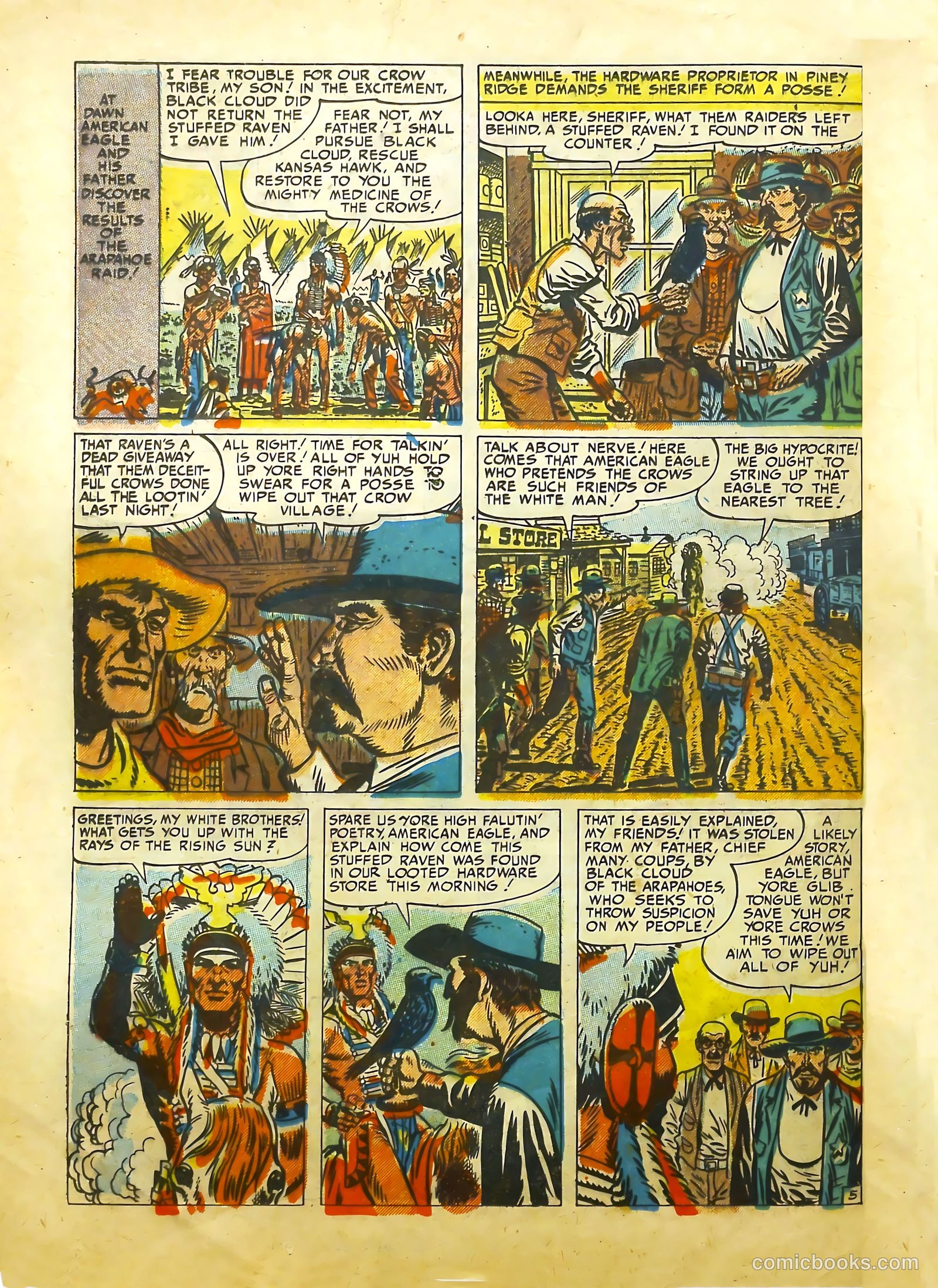 Prize Comics Western #94 (1950) — page 20 of 36