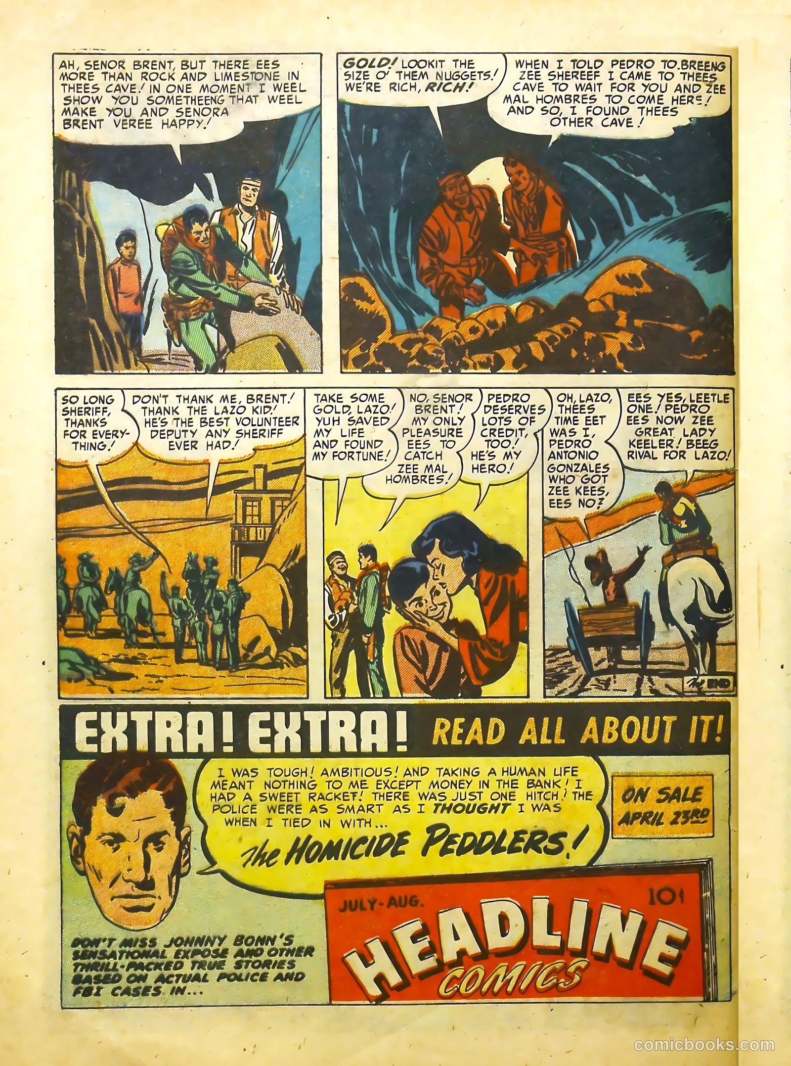 Prize Comics Western #94 (1950) — page 32 of 36
