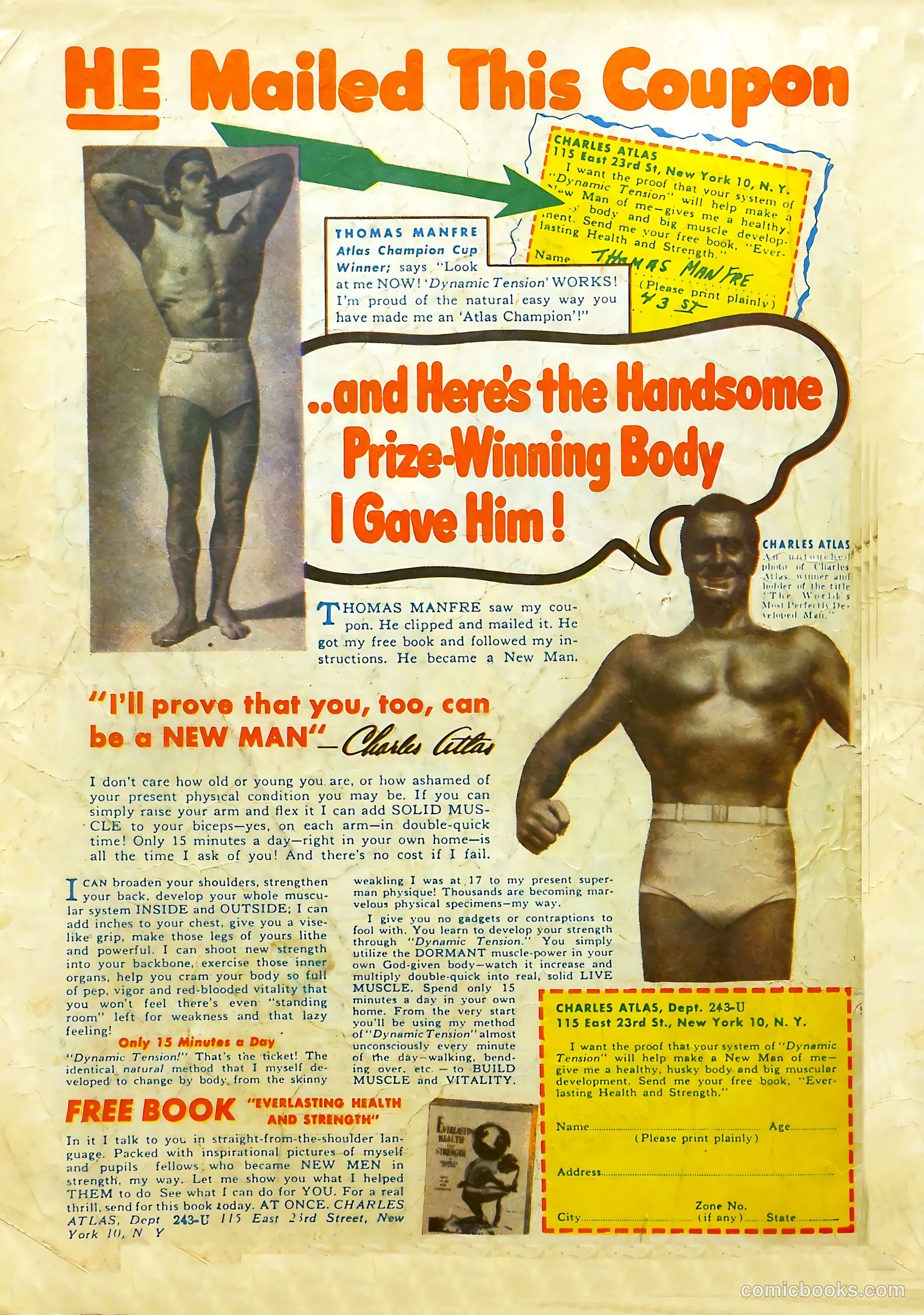 Prize Comics Western #94 (1950) — page 36 of 36