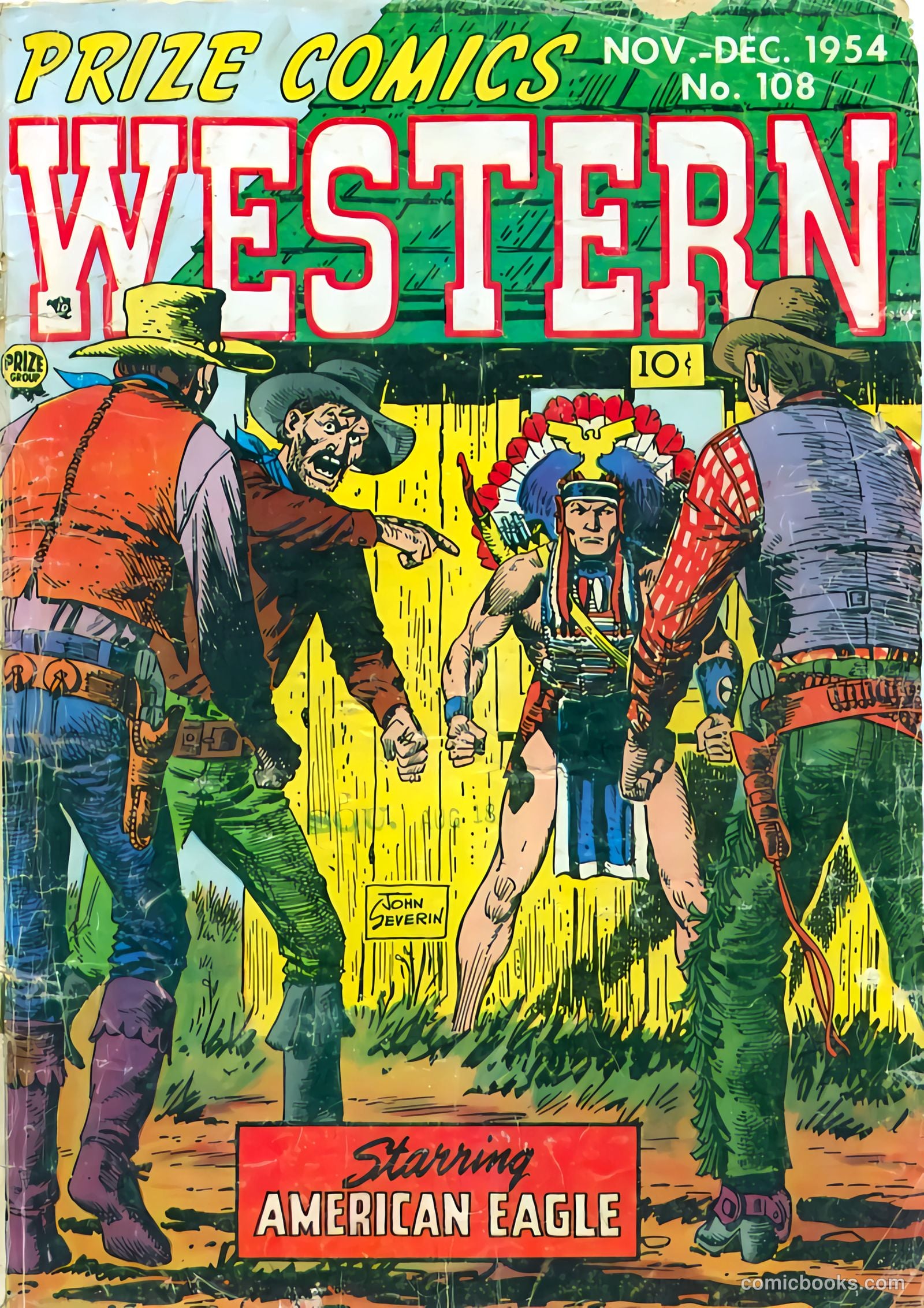 Prize Comics Western #108