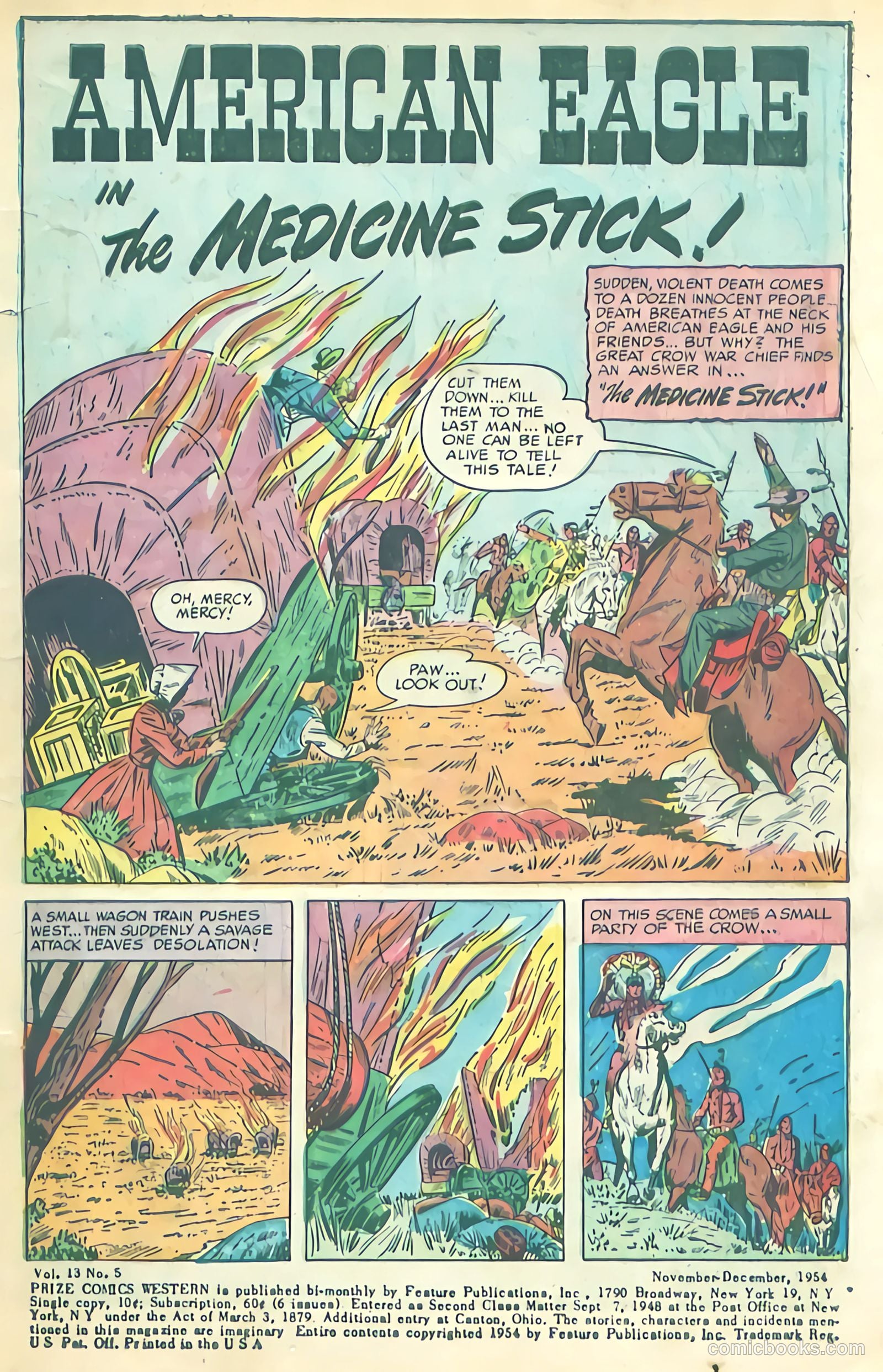 Prize Comics Western #108 (1950) — page 3 of 36