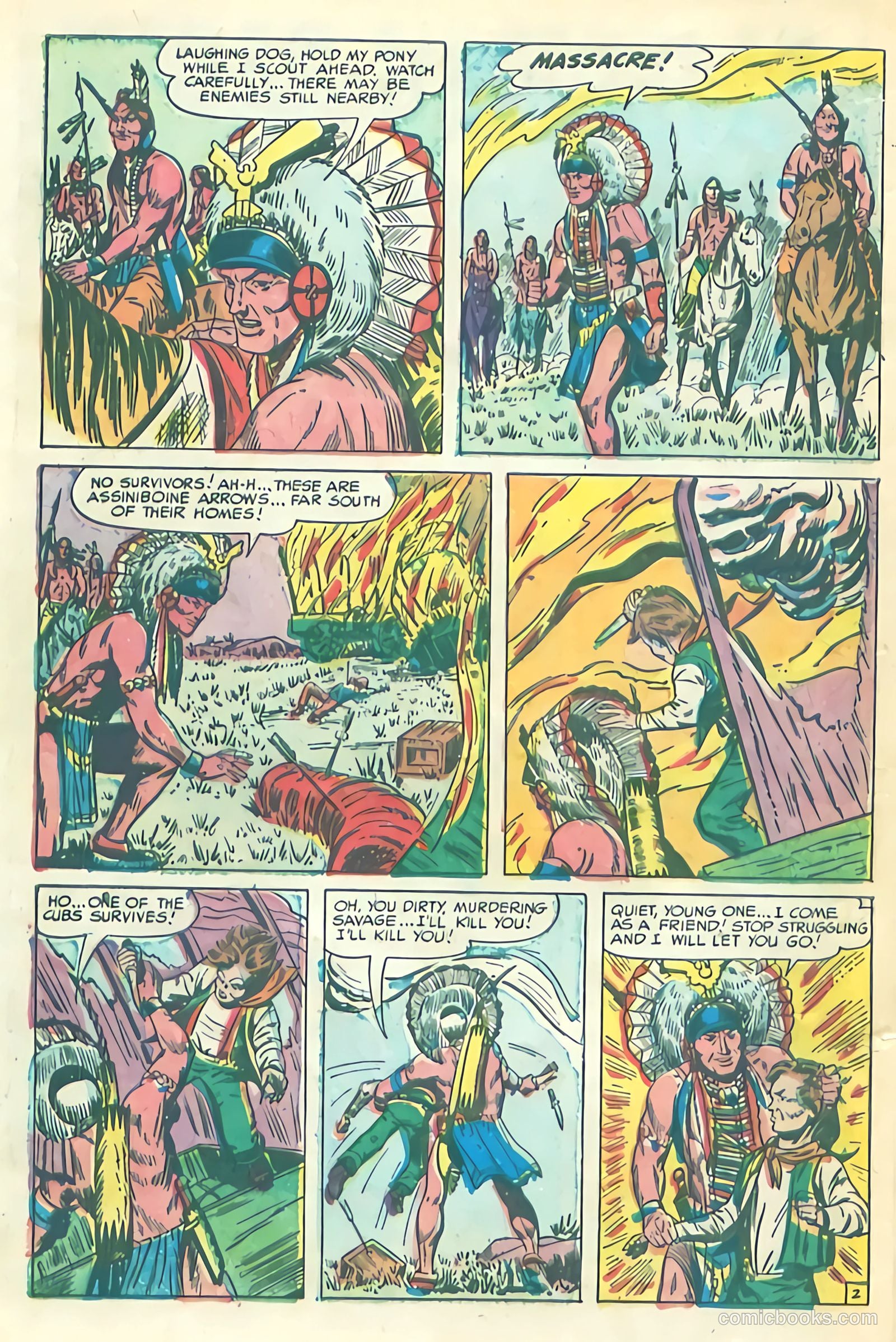 Prize Comics Western #108 (1950) — page 4 of 36