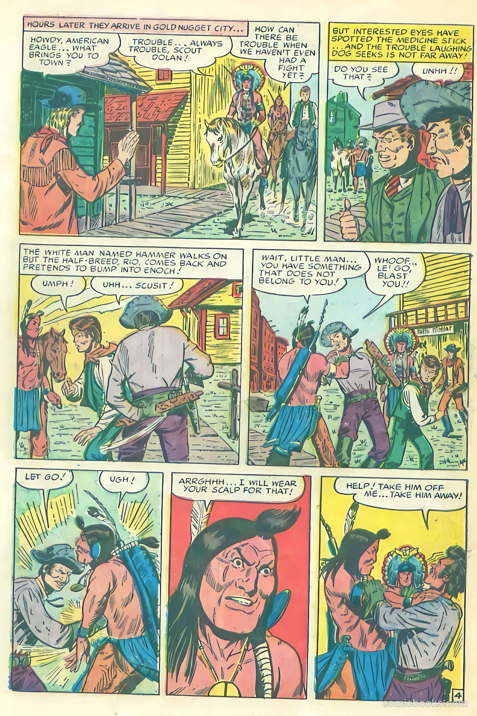 Prize Comics Western #108 (1950) — page 6 of 36