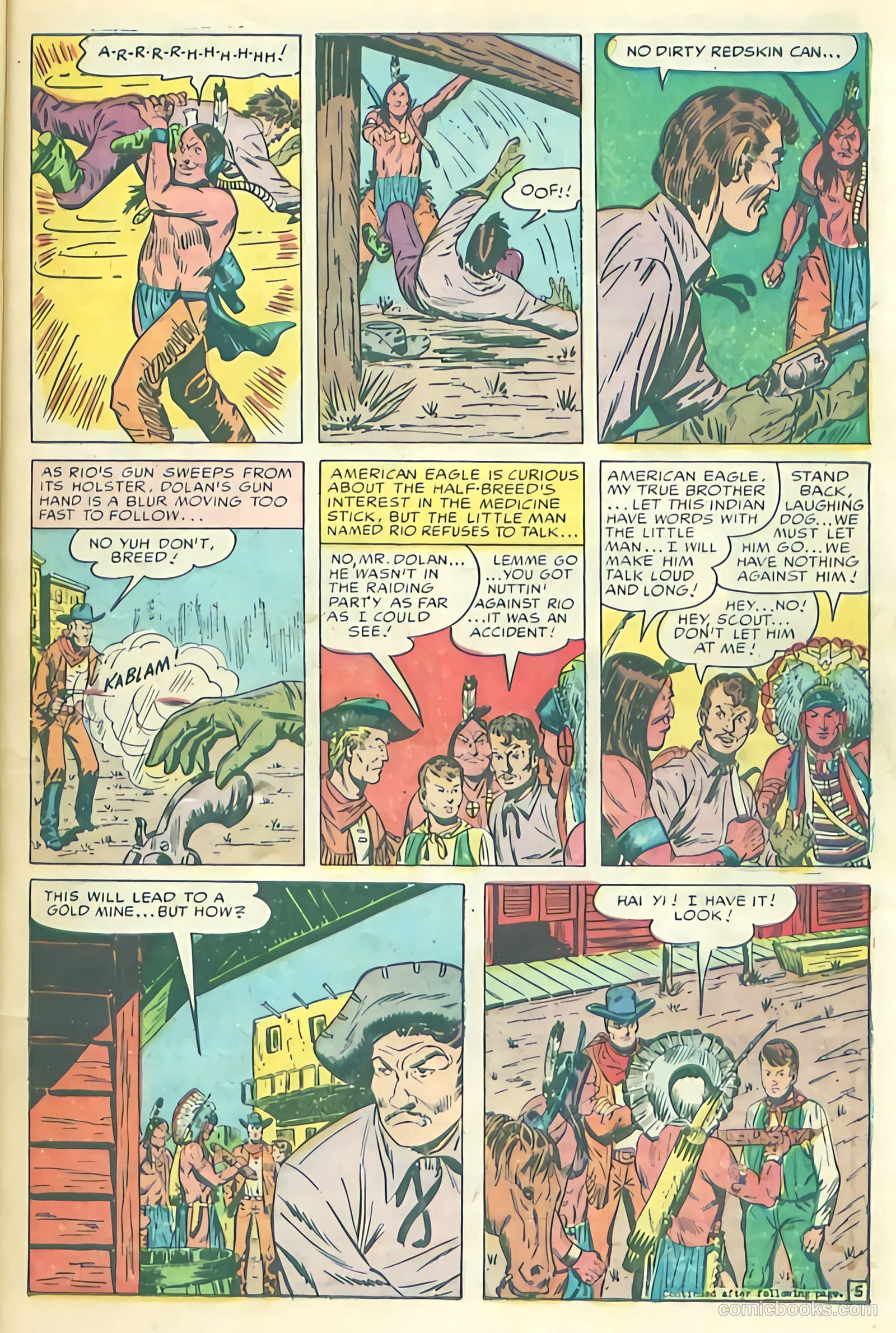 Prize Comics Western #108 (1950) — page 7 of 36