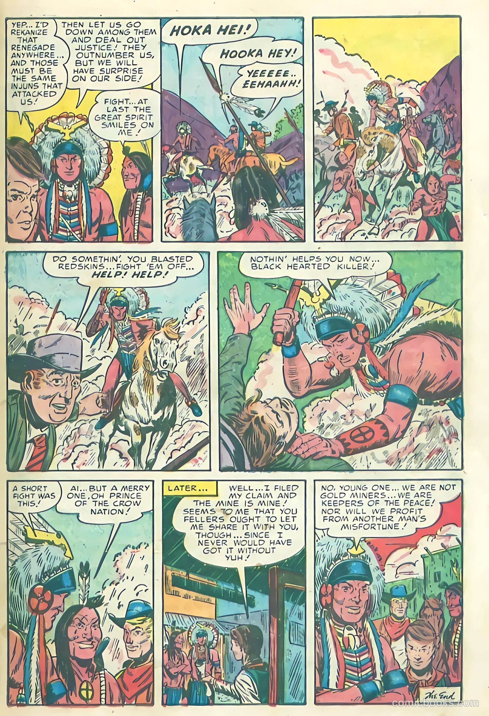 Prize Comics Western #108 (1950) — page 11 of 36