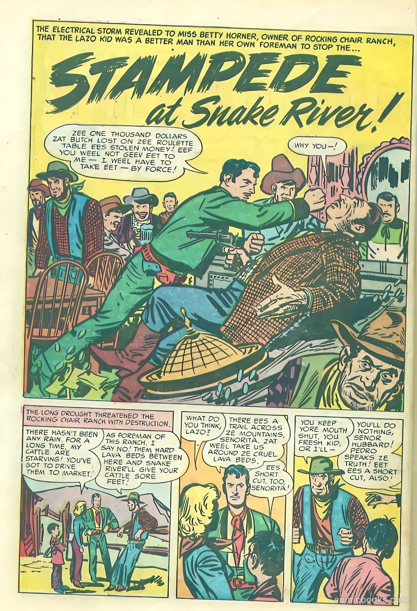 Prize Comics Western #108 (1950) — page 14 of 36