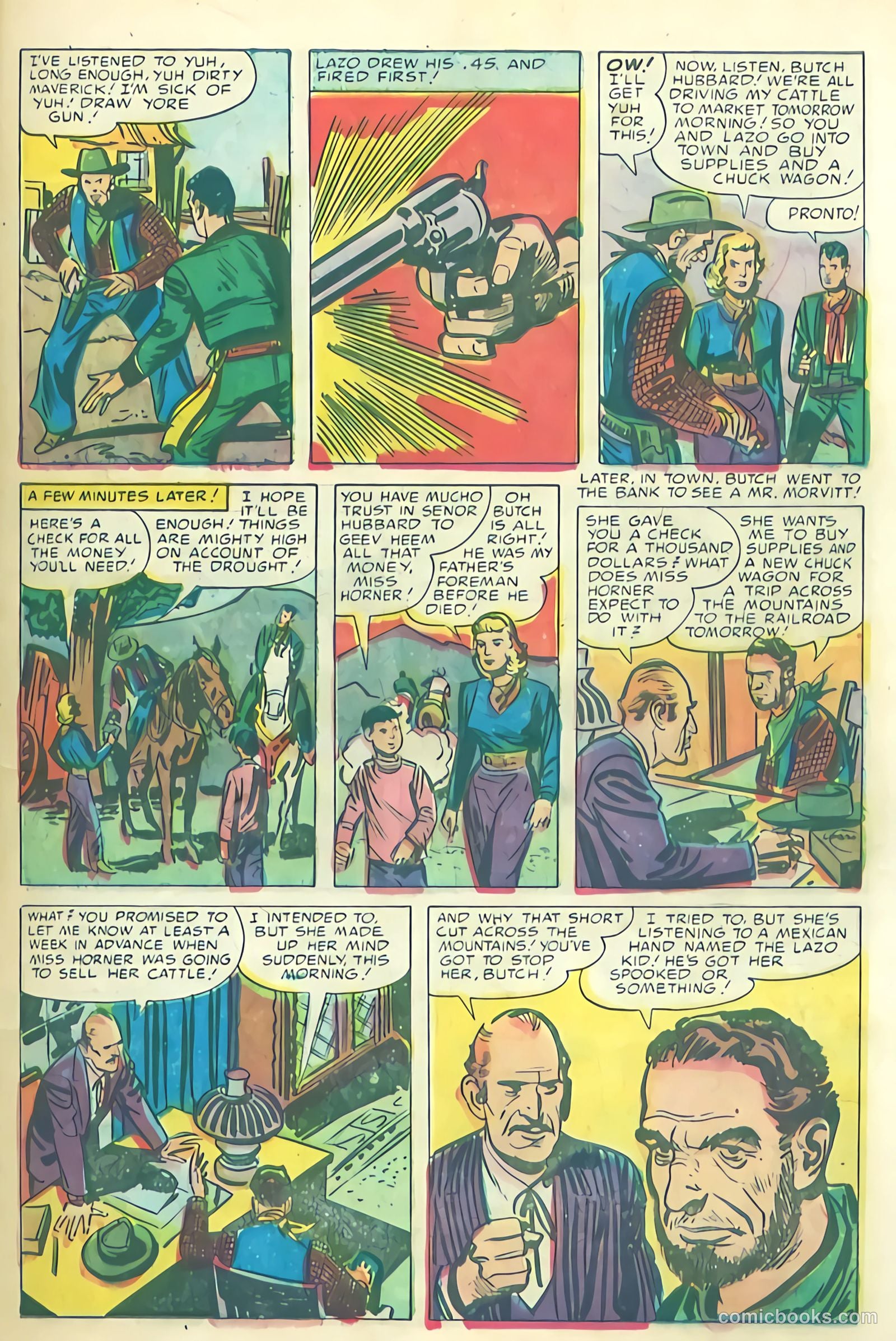 Prize Comics Western #108 (1950) — page 15 of 36