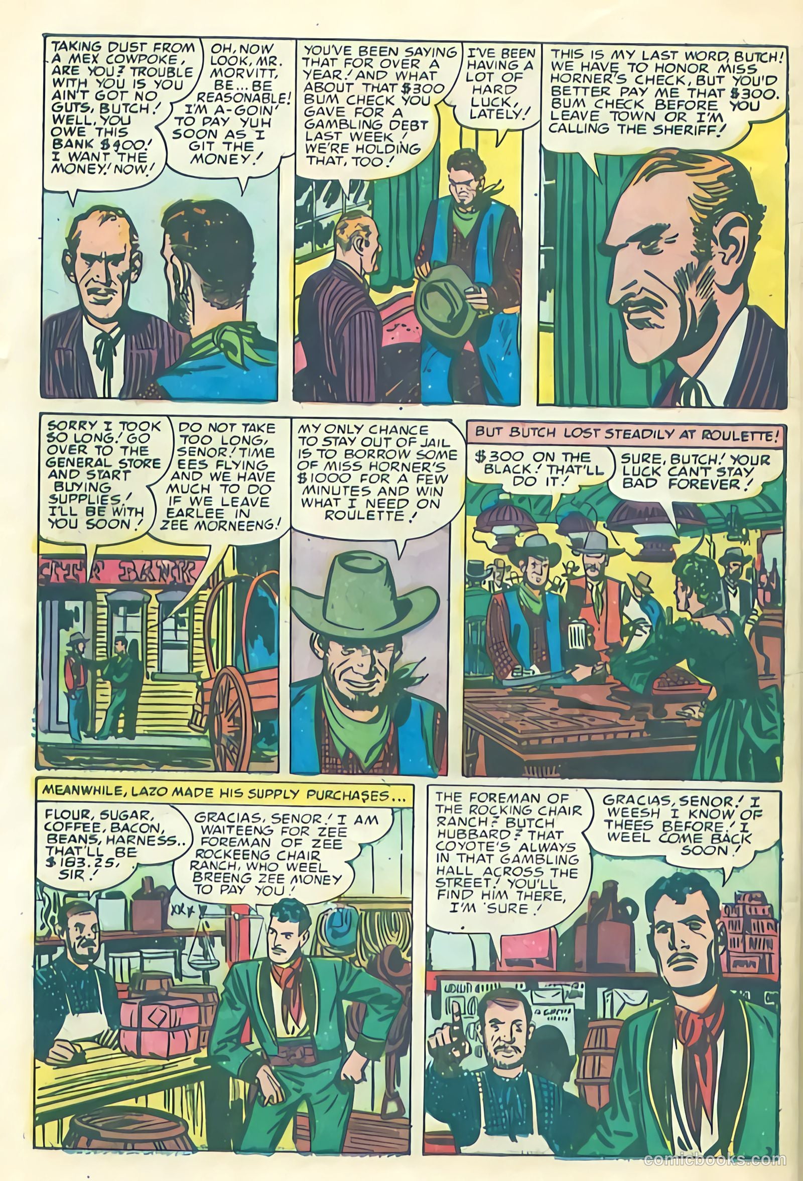 Prize Comics Western #108 (1950) — page 16 of 36