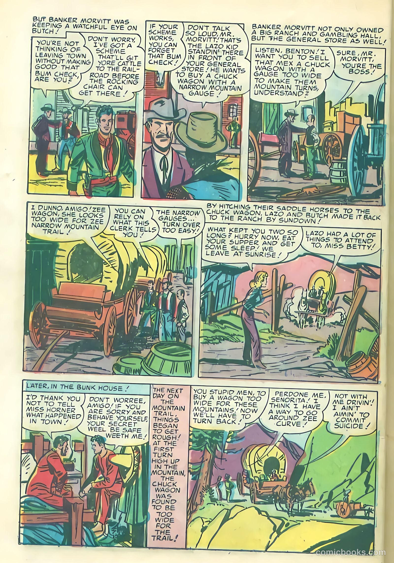 Prize Comics Western #108 (1950) — page 18 of 36