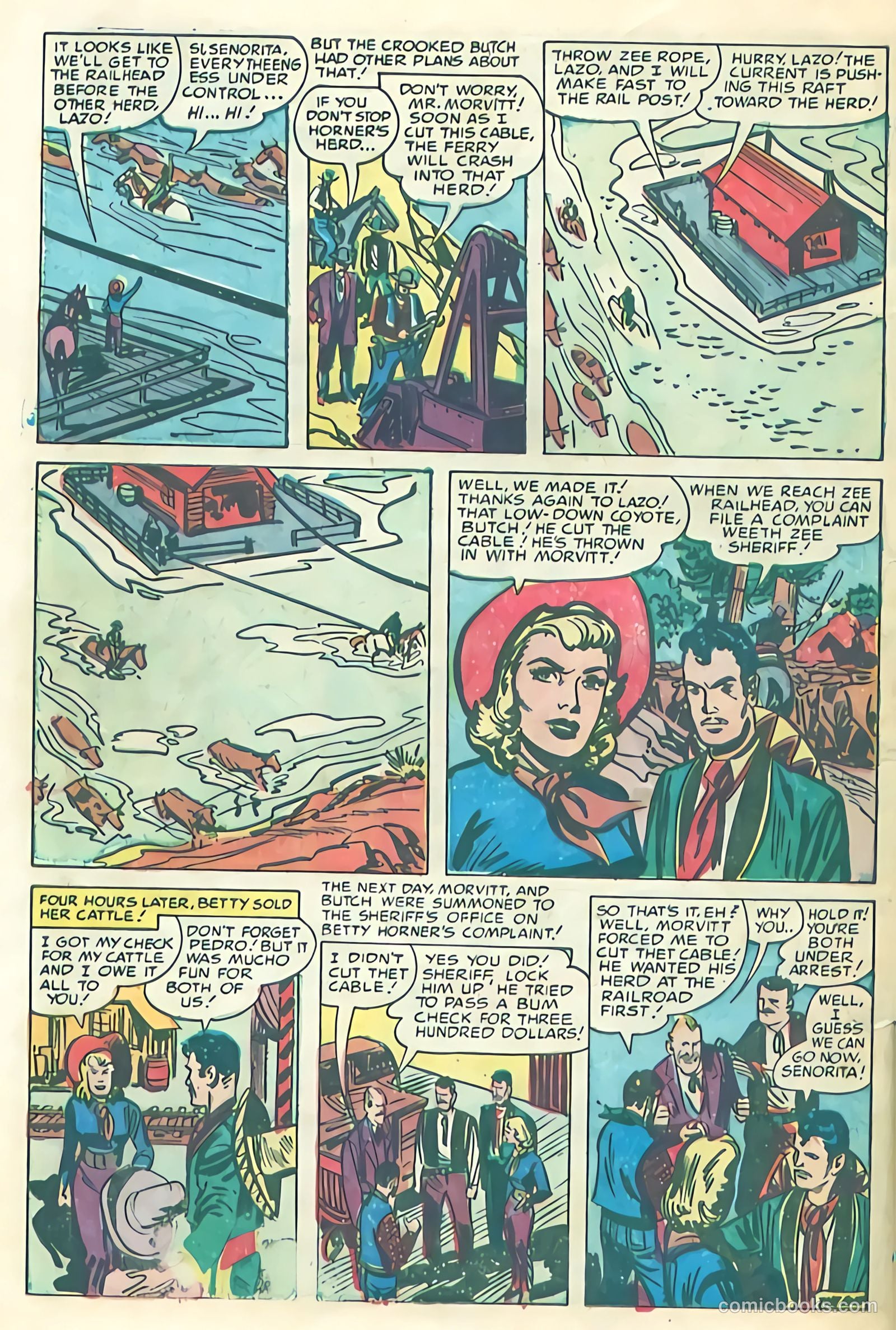 Prize Comics Western #108 (1950) — page 20 of 36