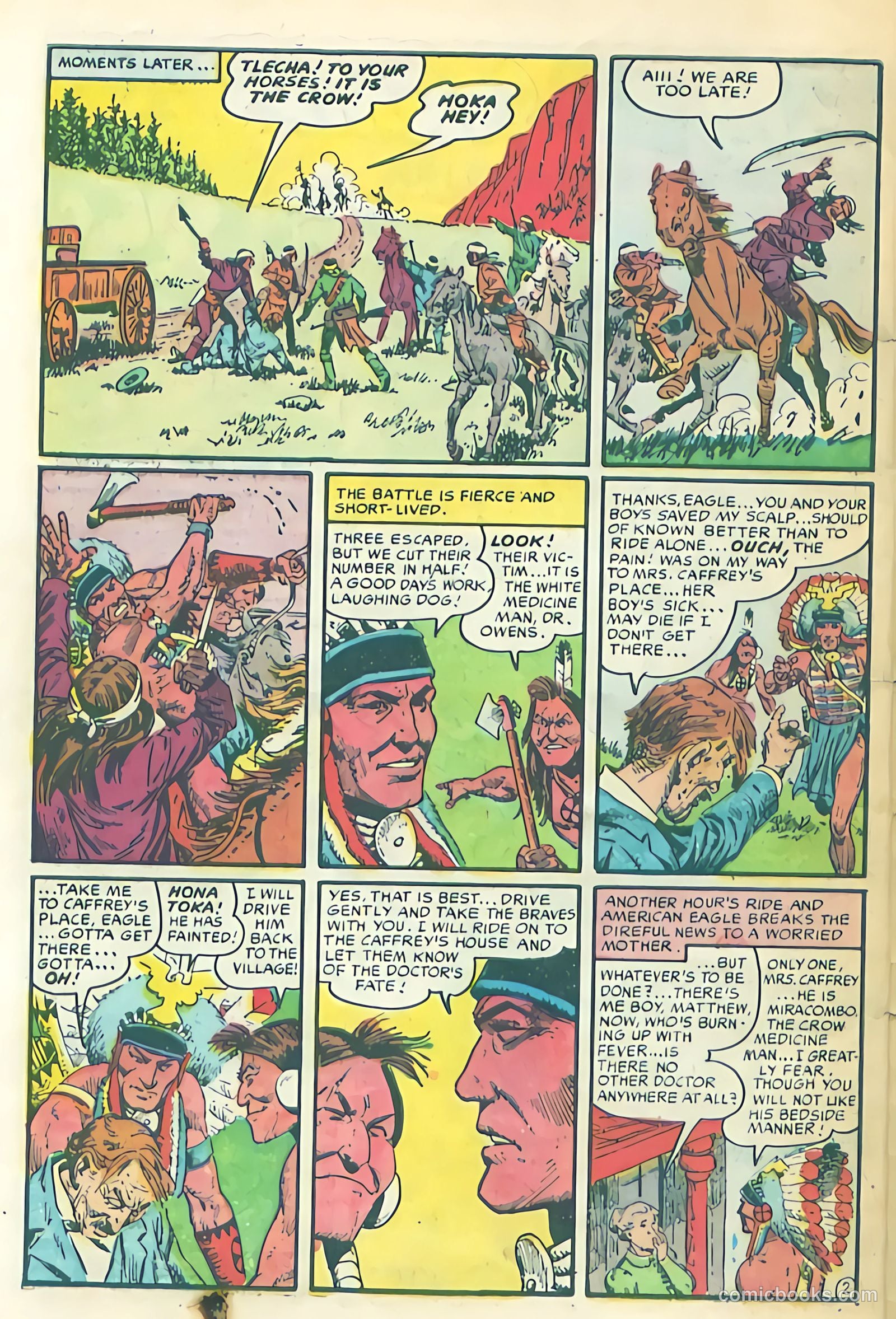 Prize Comics Western #108 (1950) — page 30 of 36