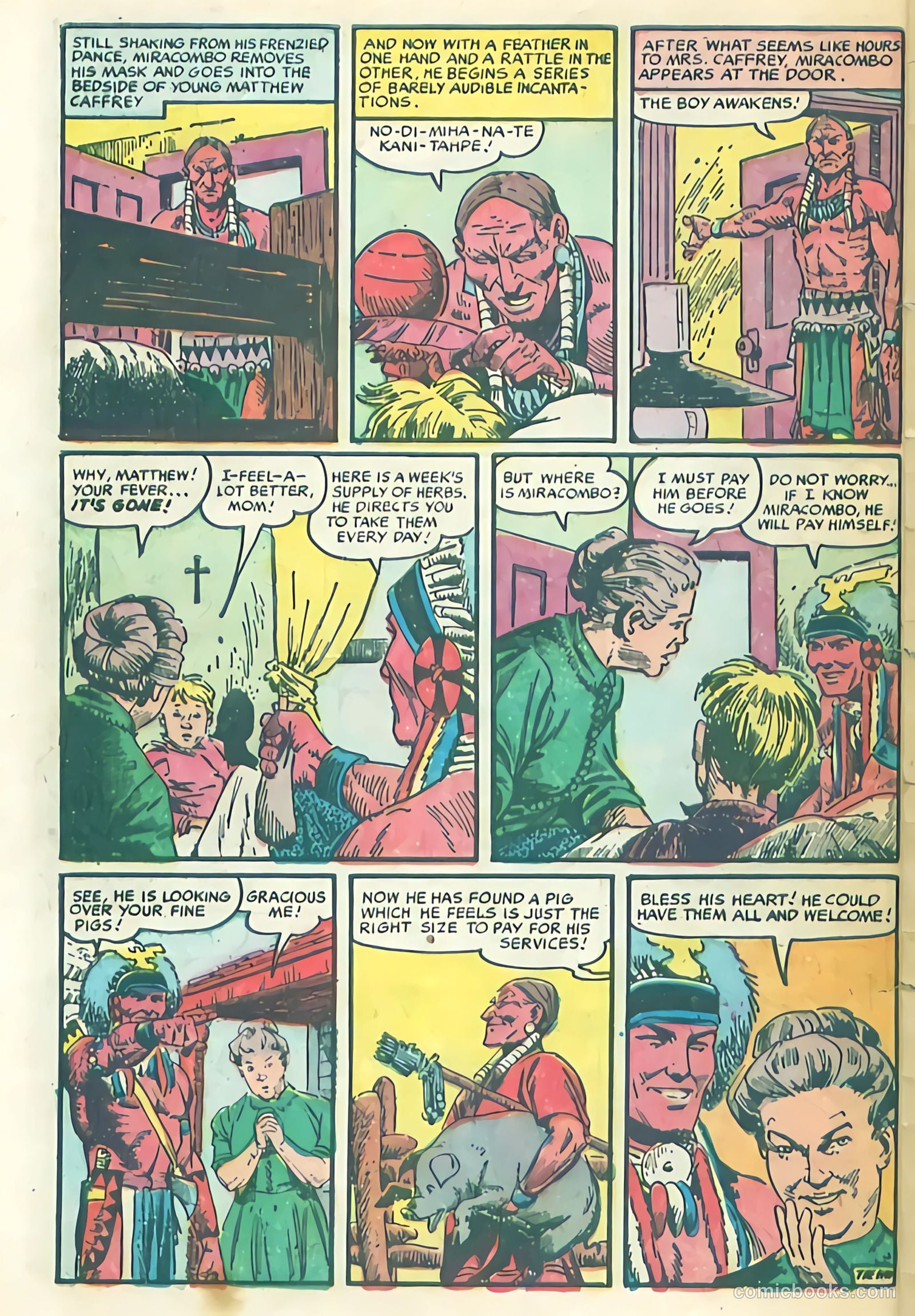 Prize Comics Western #108 (1950) — page 32 of 36