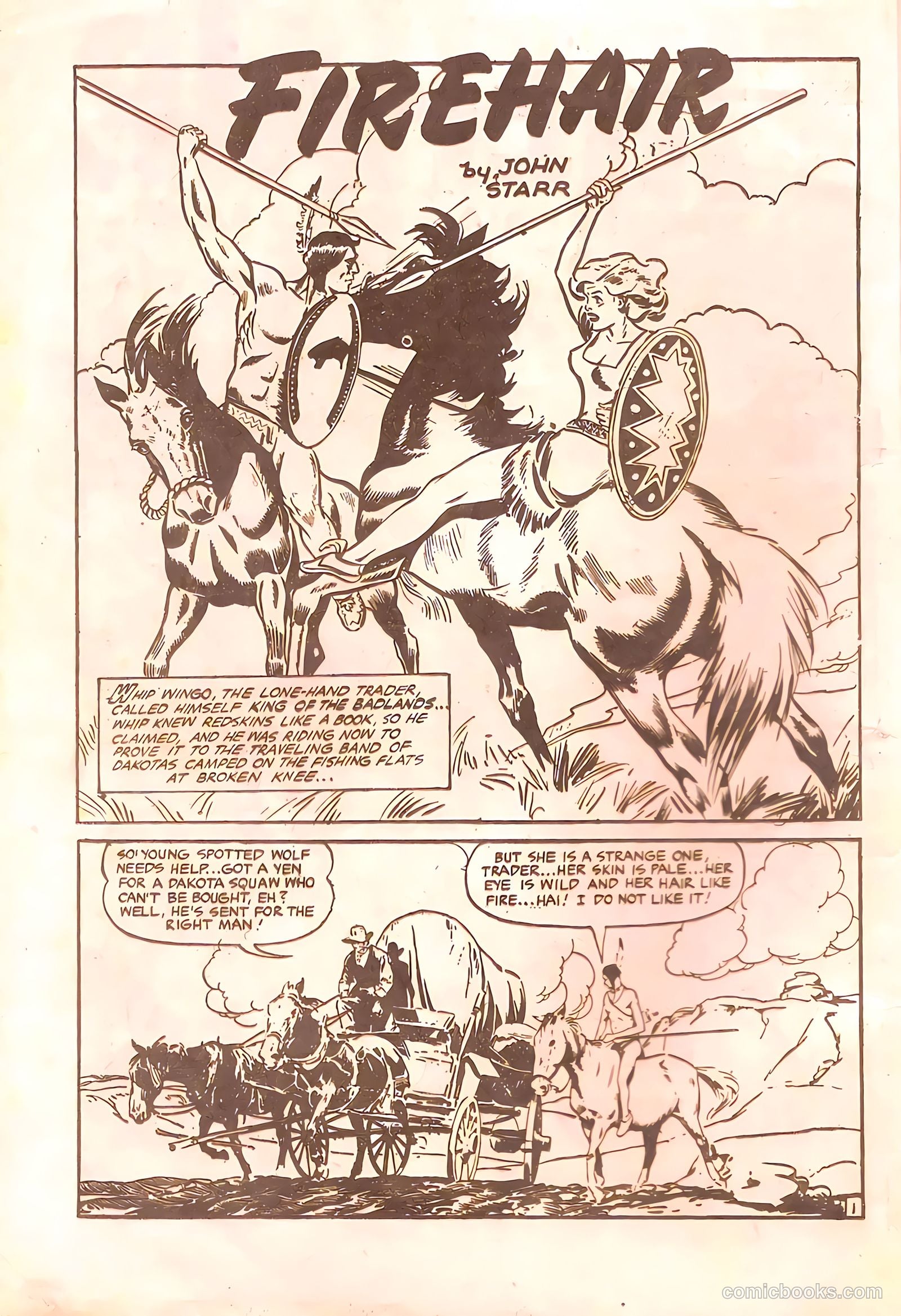 Firehair Comics #12 (1948) — page 2 of 24
