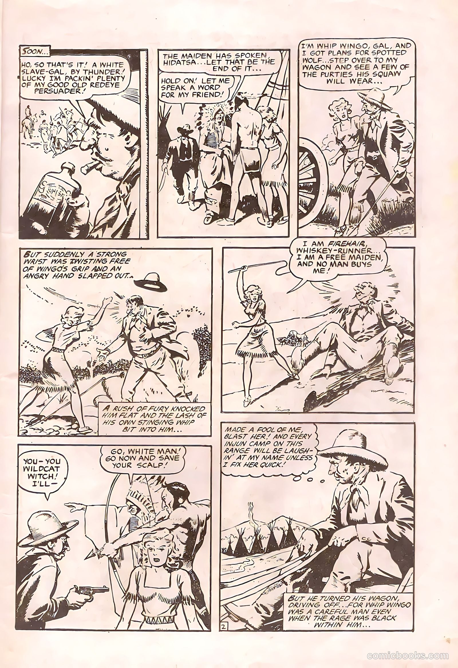 Firehair Comics #12 (1948) — page 3 of 24