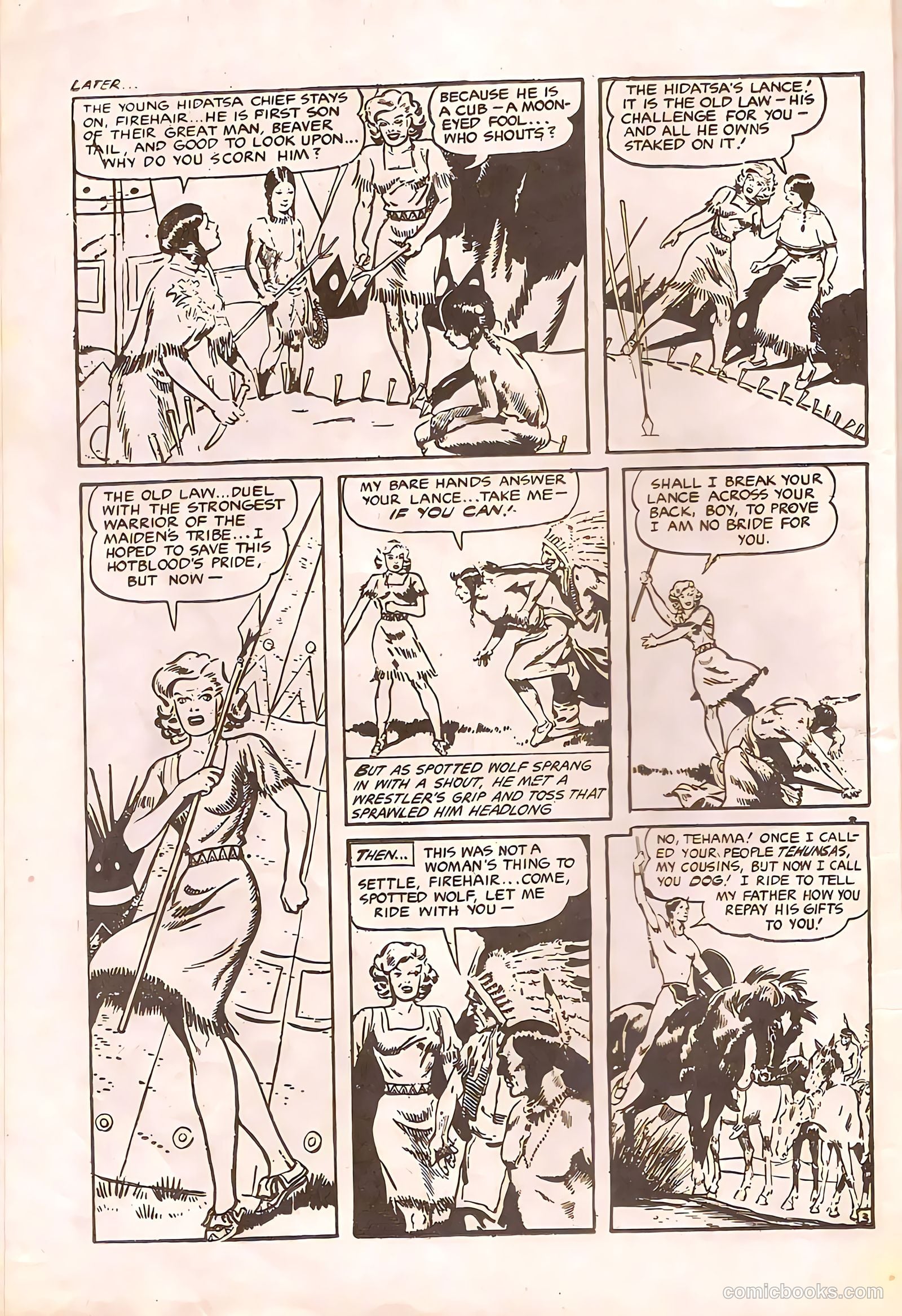Firehair Comics #12 (1948) — page 4 of 24
